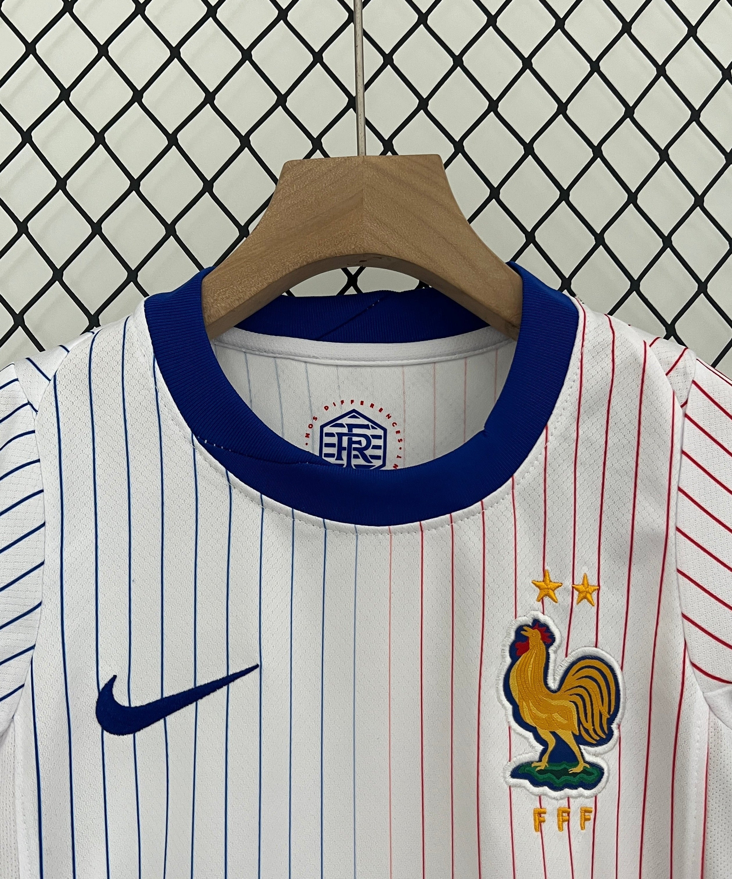 Camisola Fora de Casa França 2024 Crianças