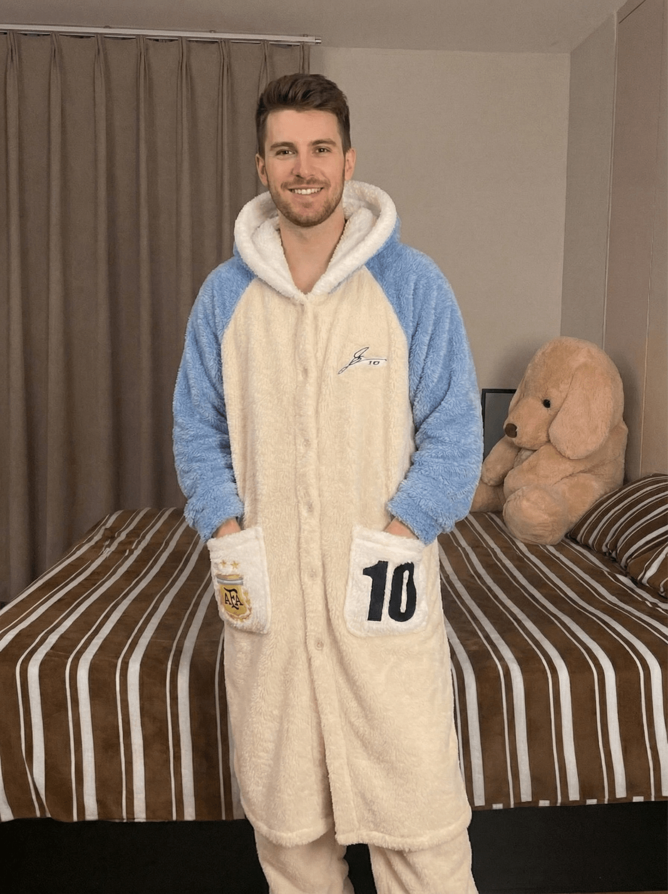 Pijama de Inverno Messi X Argentina