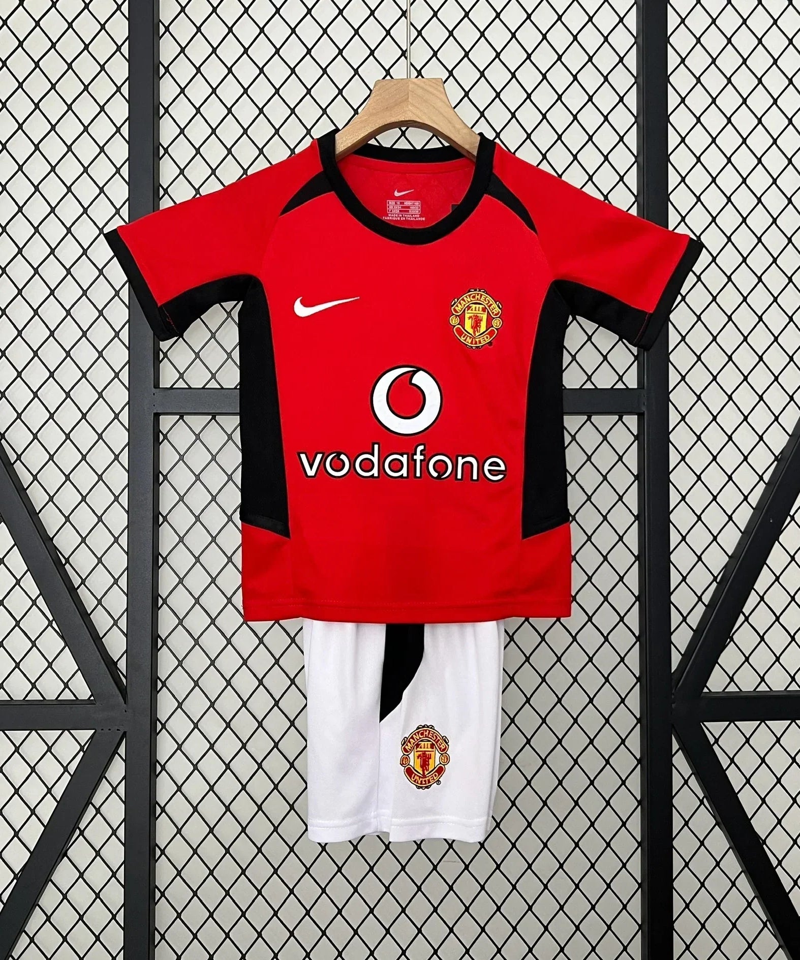 Manchester United Retro 02/04 Heimtrikot Kinder