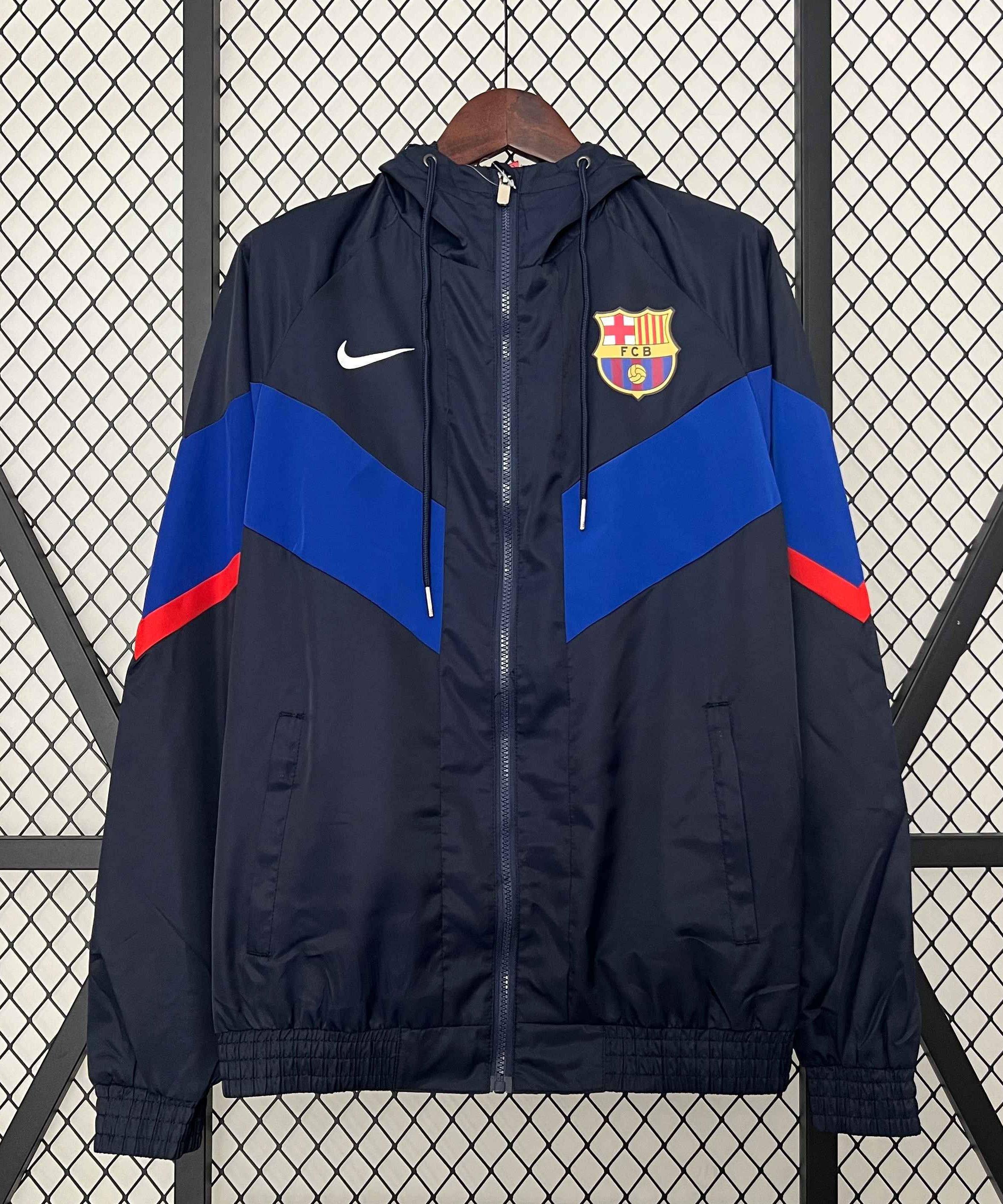 Fc Barcelona 24-25 Dark blue windbreaker