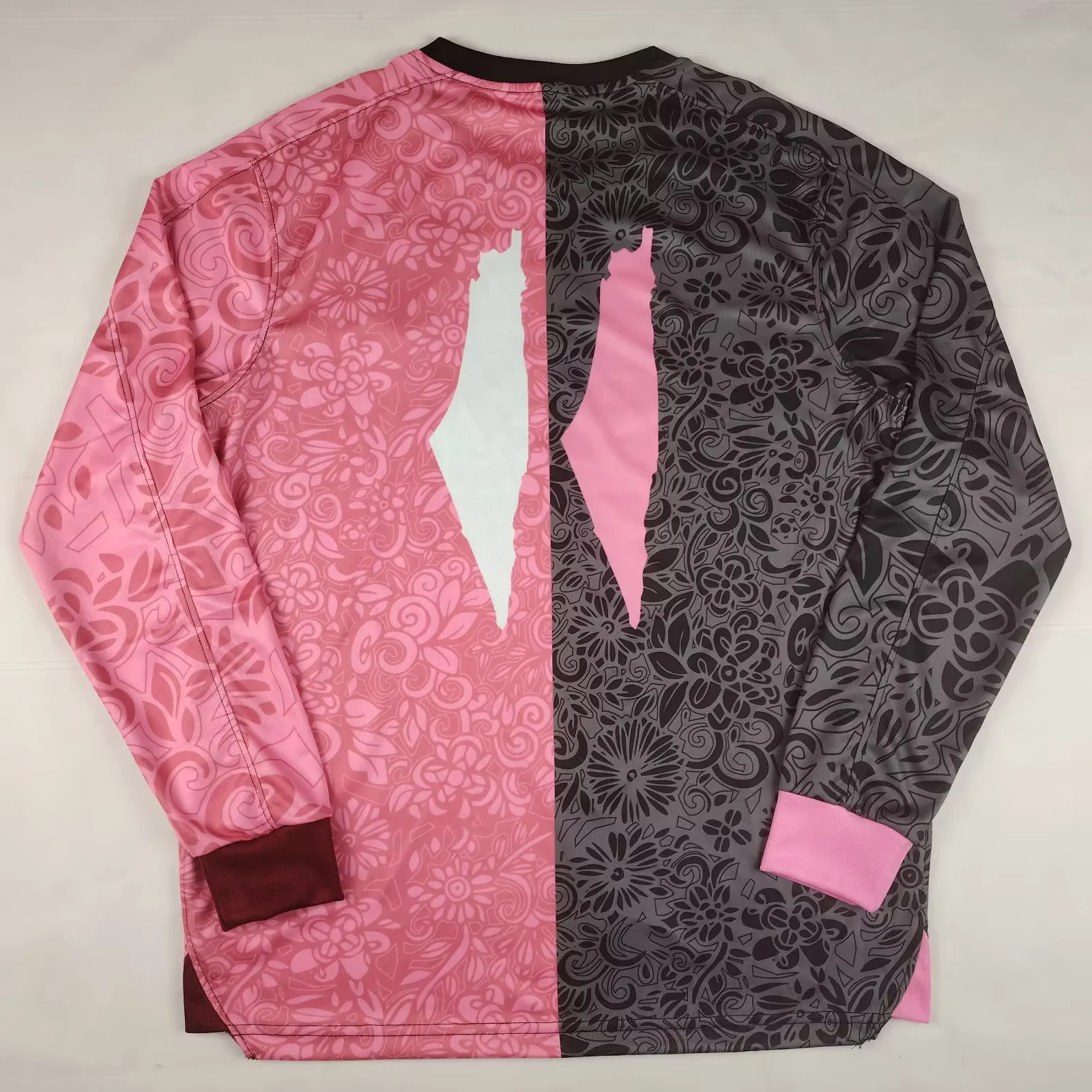 Palestine " Pink black " long sleeves