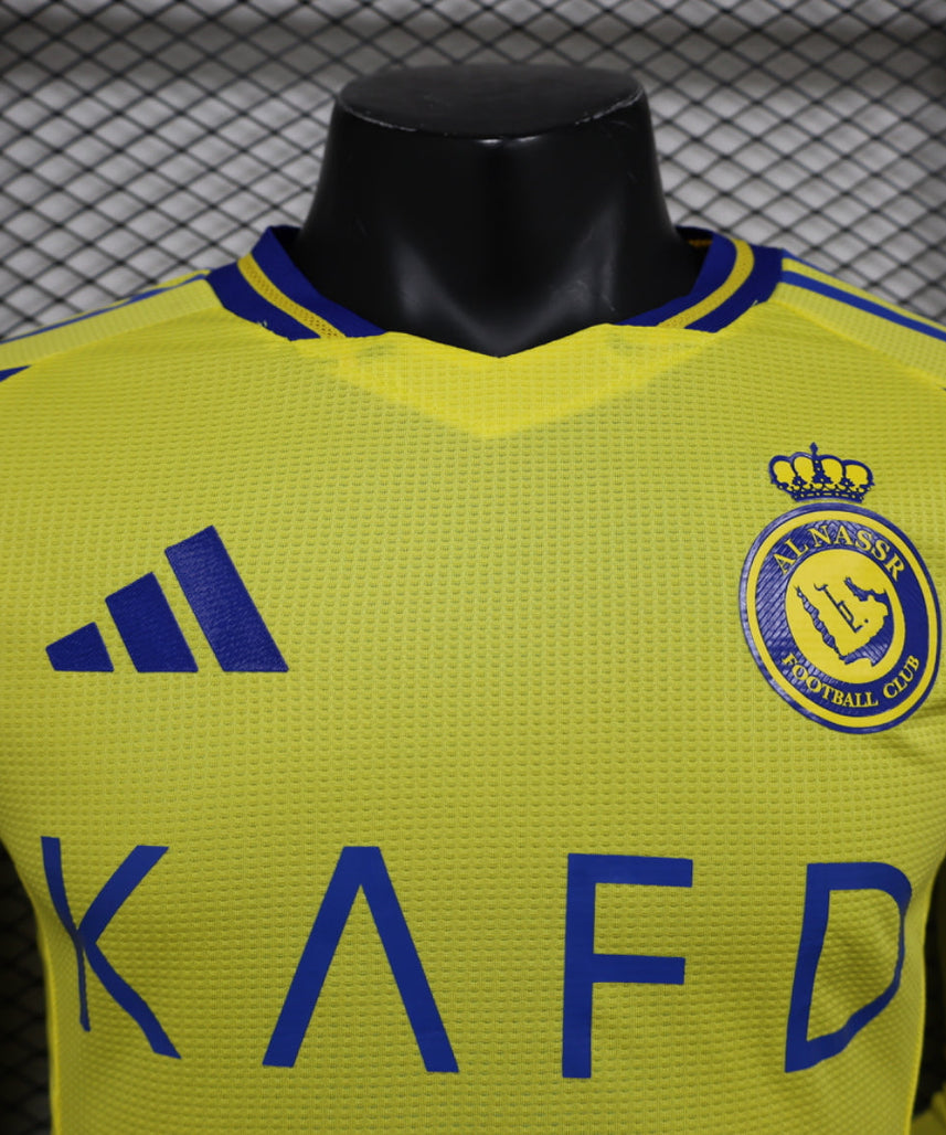 Al Nassr 2024-2025 Home Kit Long Sleeve