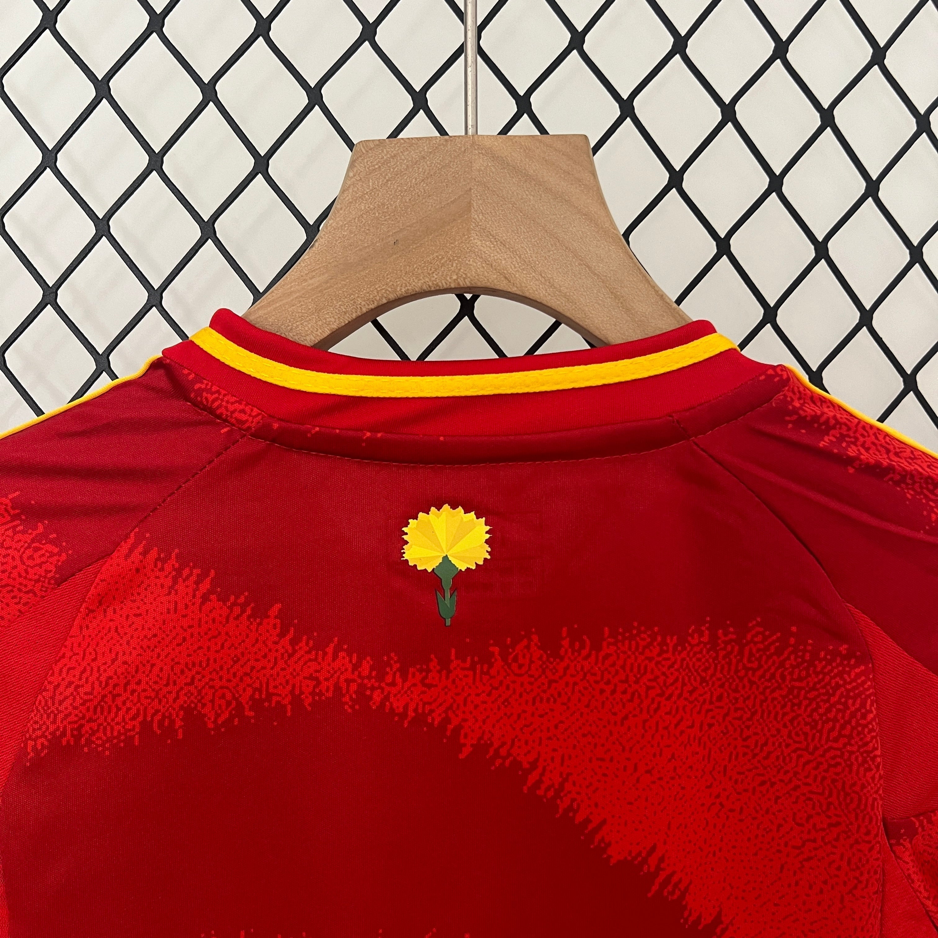 Spanien 2024 Heimtrikot Kinder