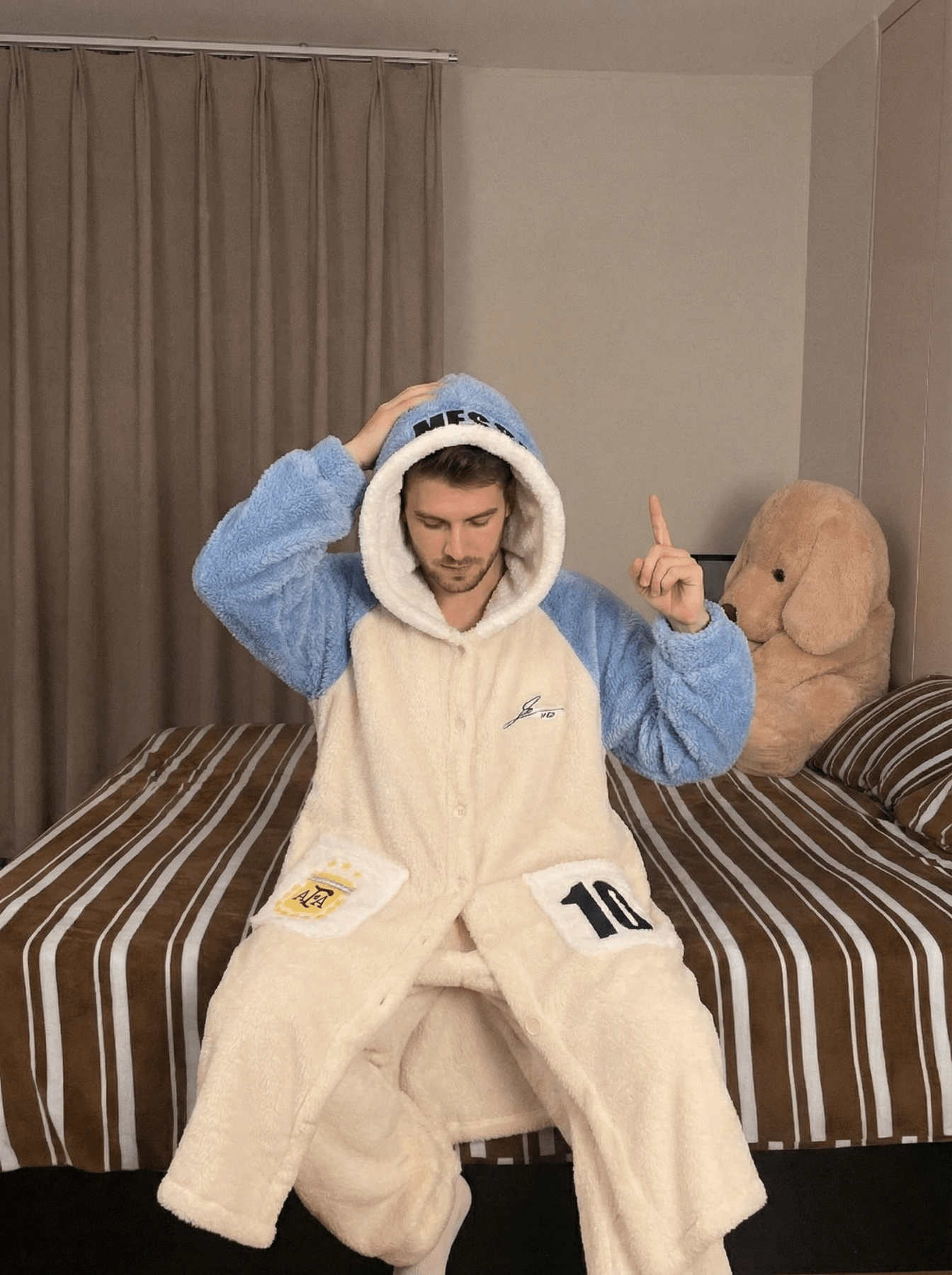 Pijama de Inverno Messi X Argentina