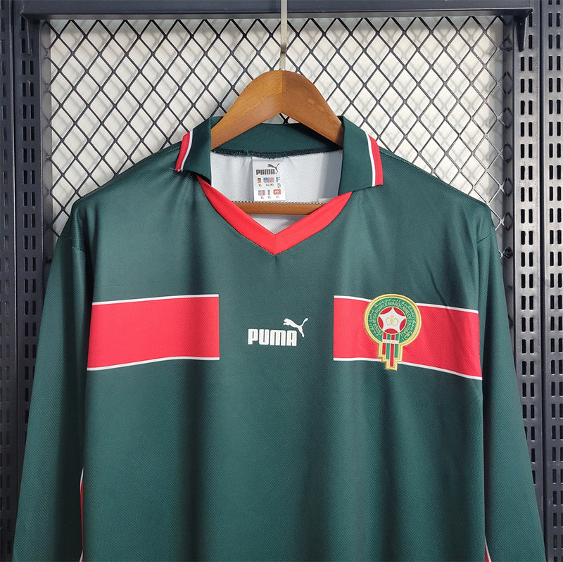 Morocco 1998 Home Retro Long Sleeve