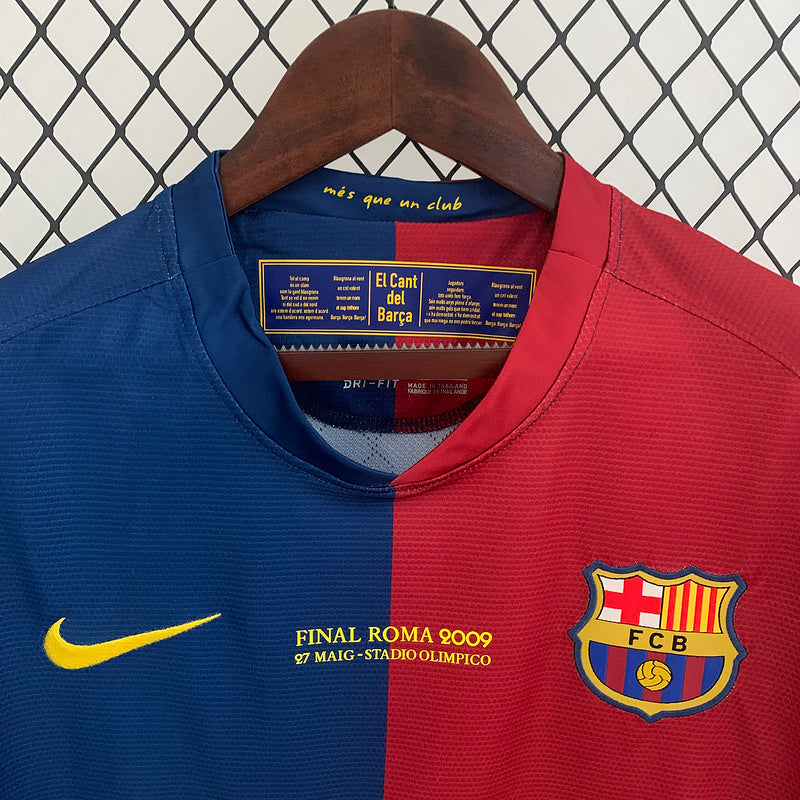 Barcelona 2008-09 Home Retro Long Sleeve