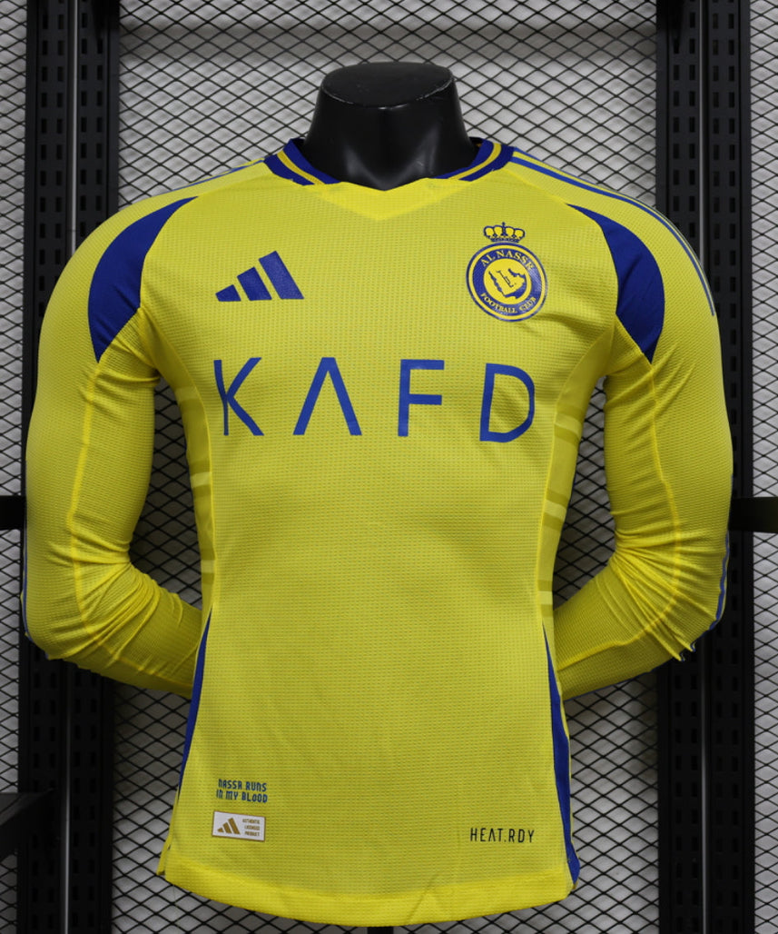 Uniforme de Local de Manga Larga Al Nassr 2024-2025