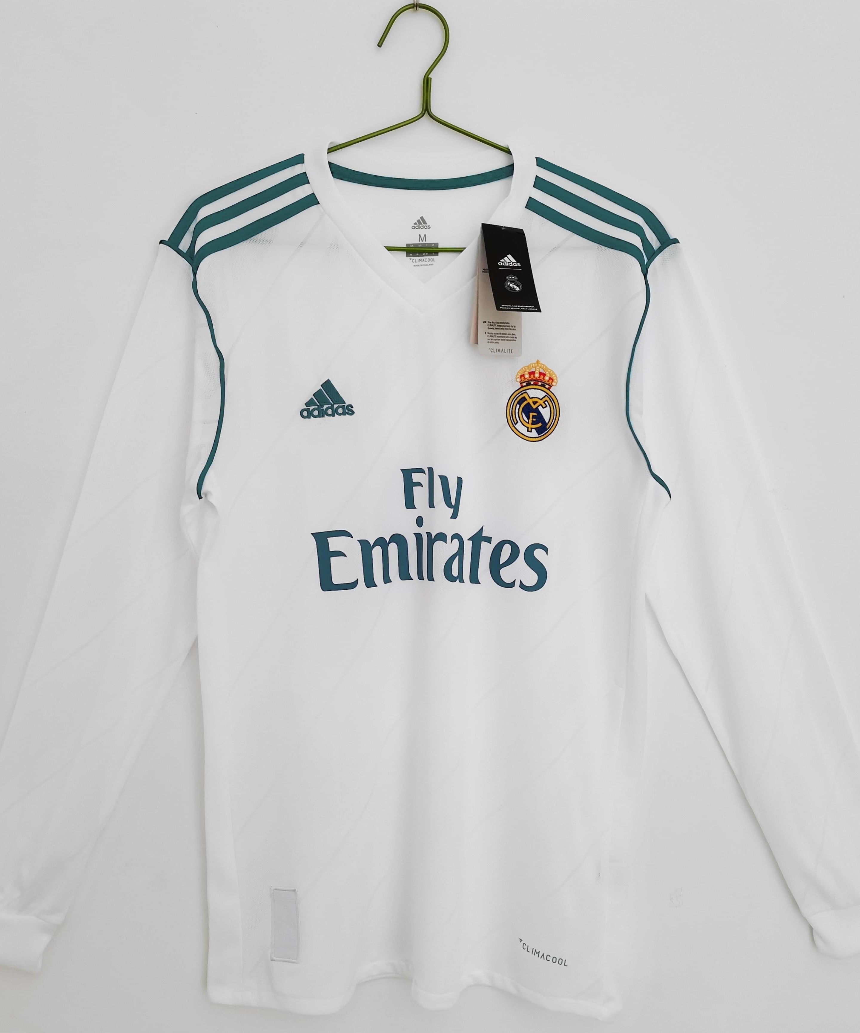 Real Madrid 2017-2018 Long Sleeve Home Kit