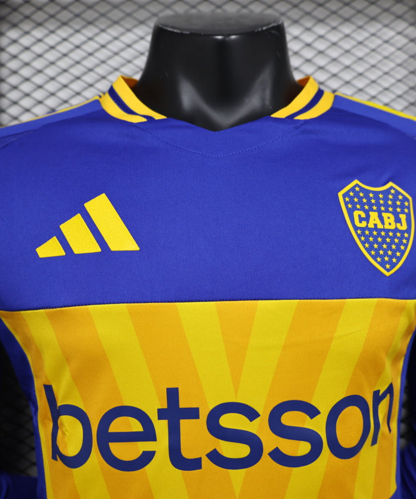 Boca Juniors 2024-2025 Thuistenue Lange Mouw