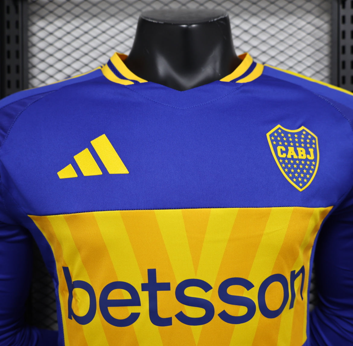 Boca Juniors 2024-2025 Thuistenue Lange Mouw