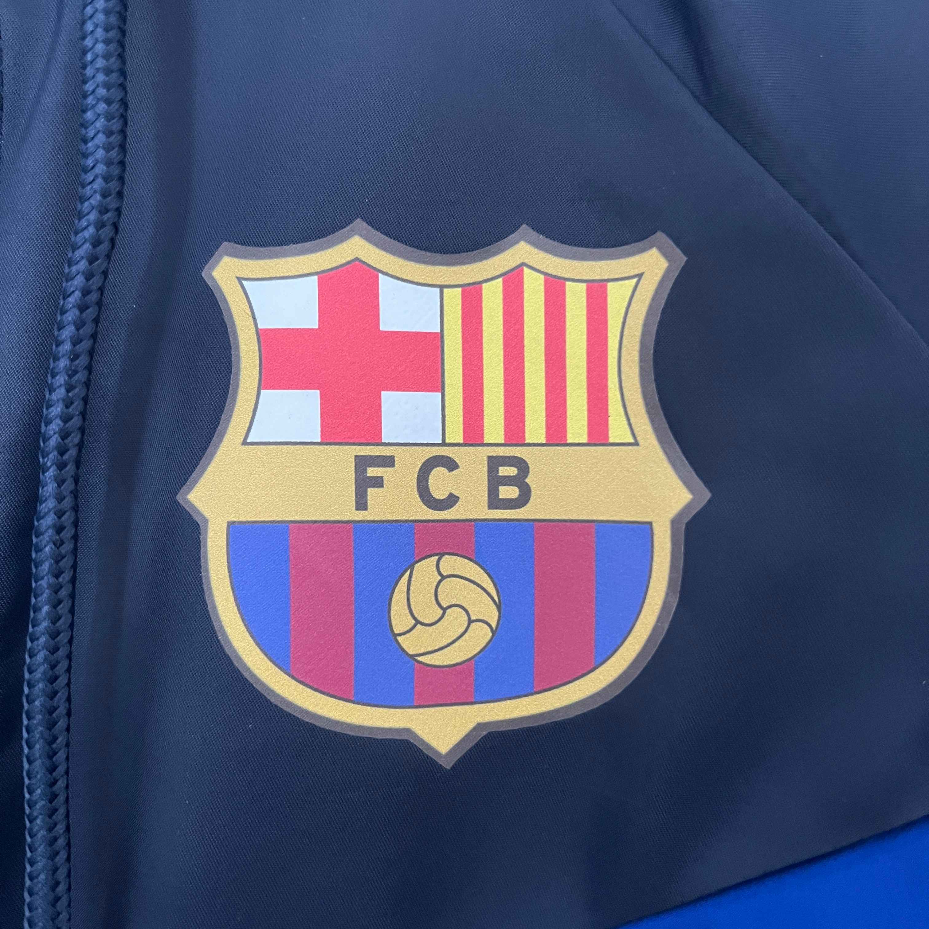 Fc Barcelona 24-25 Dark blue windbreaker