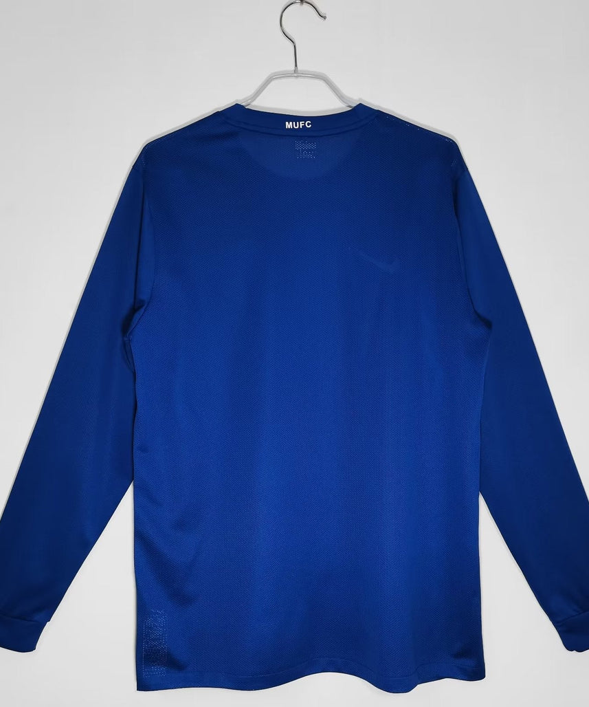 Manchester United 2008-2009 Auswärtstrikot mit langen Ärmeln