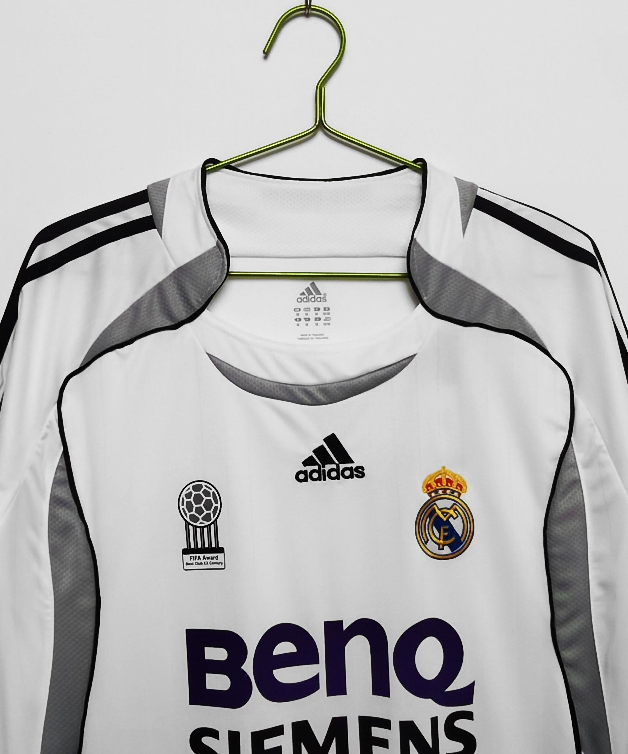 Real Madrid 2006-2007 Kit Local de Manga Larga