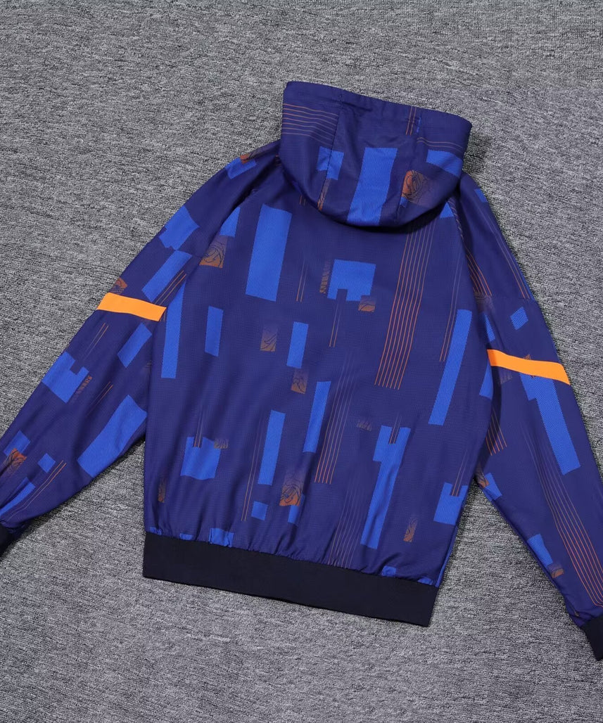 Netherlands blue windbreaker