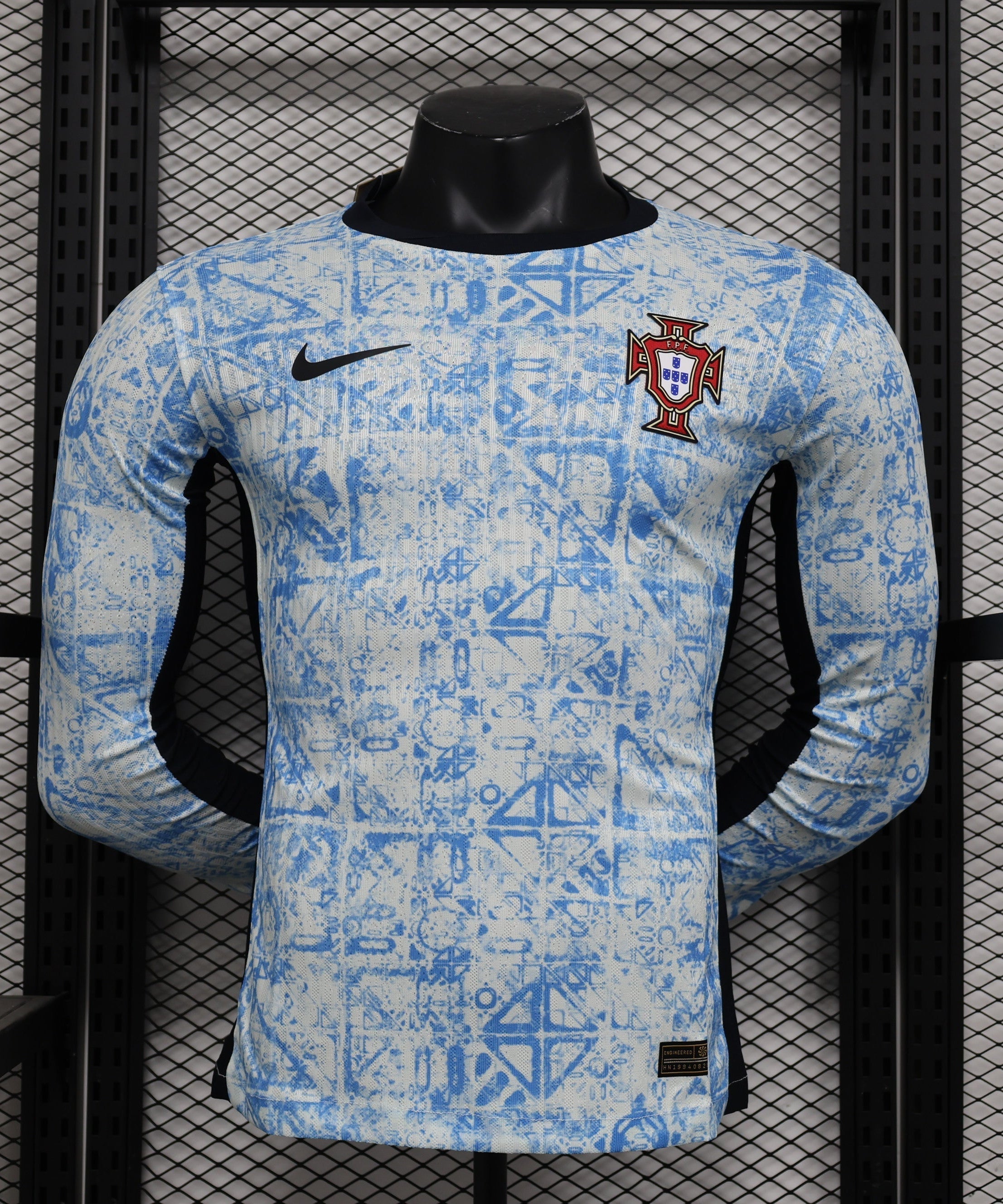 Portugal 2024-2025 Auswärtstrikot Langarm