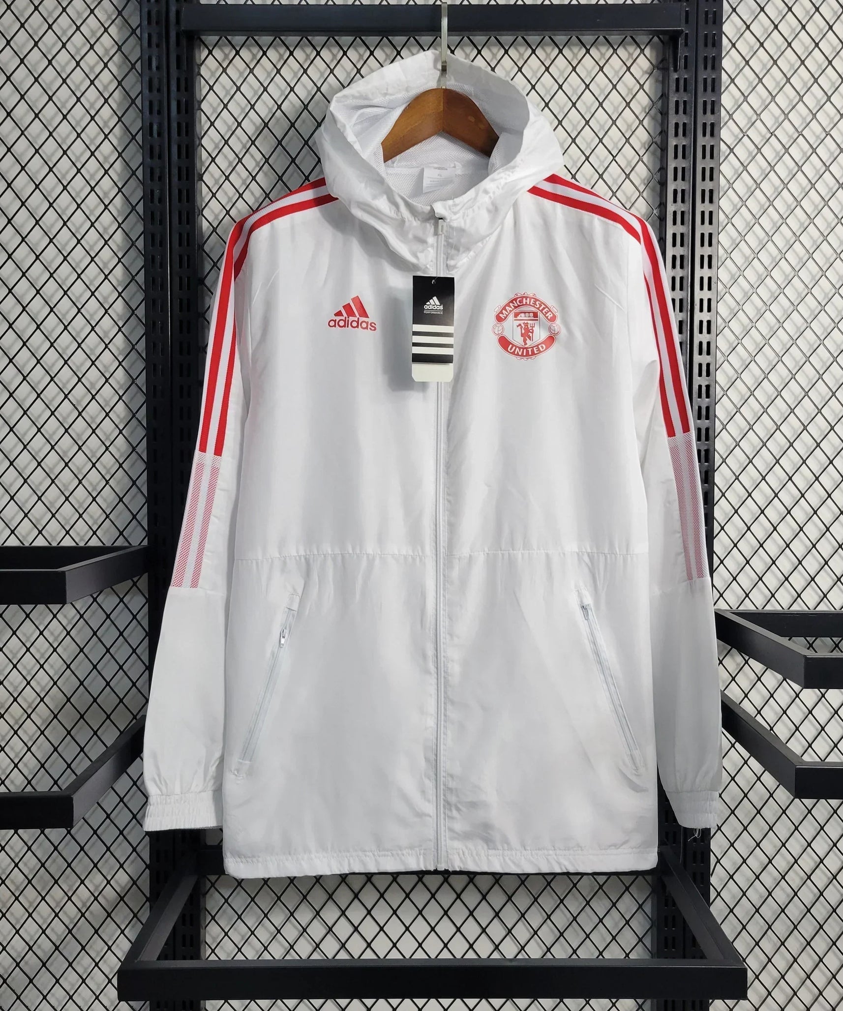 Chaqueta Rompevientos Manchester United 23/24 - Blanca