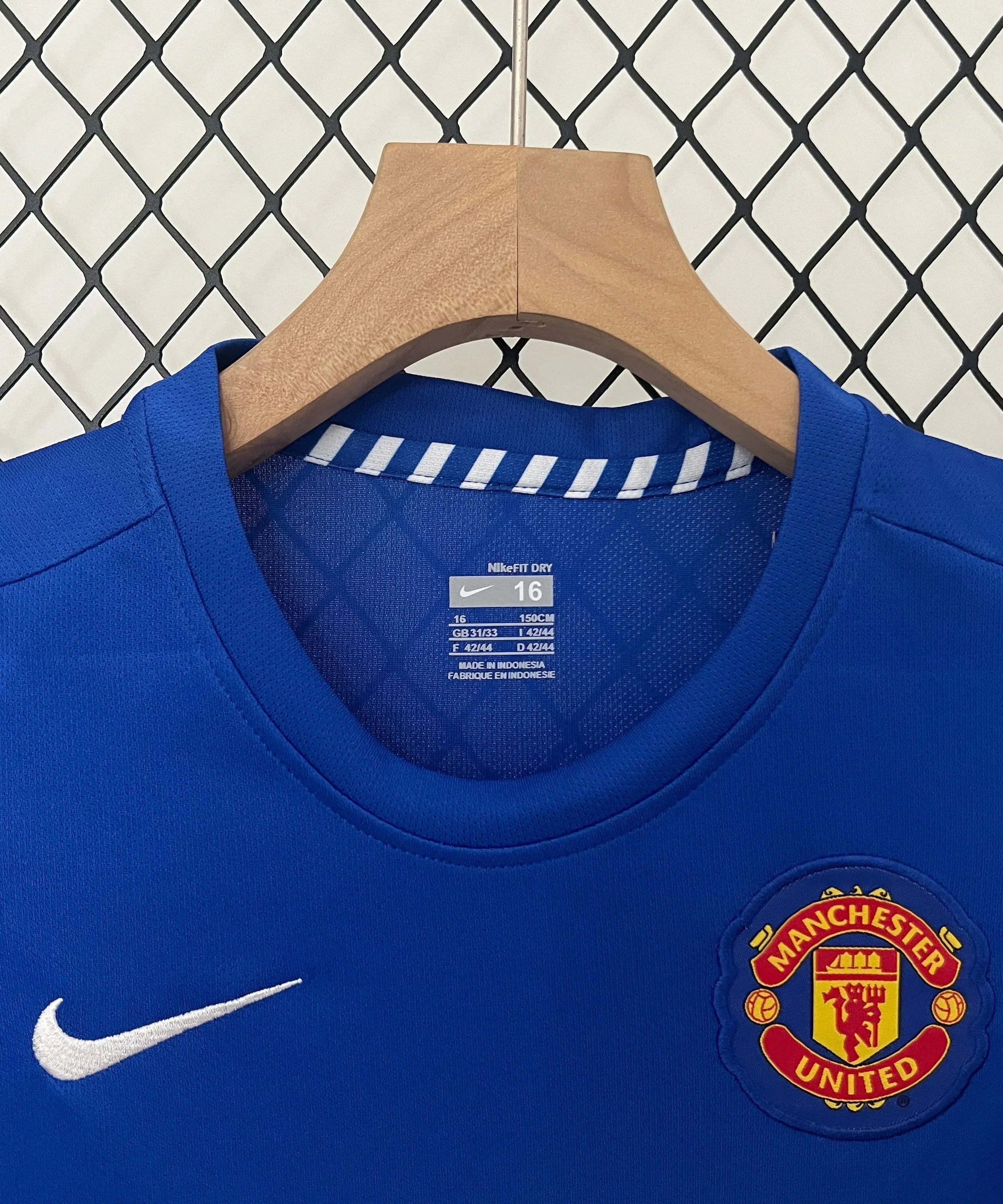 Camiseta tercera de visitante retro Manchester United 08/09 para niños