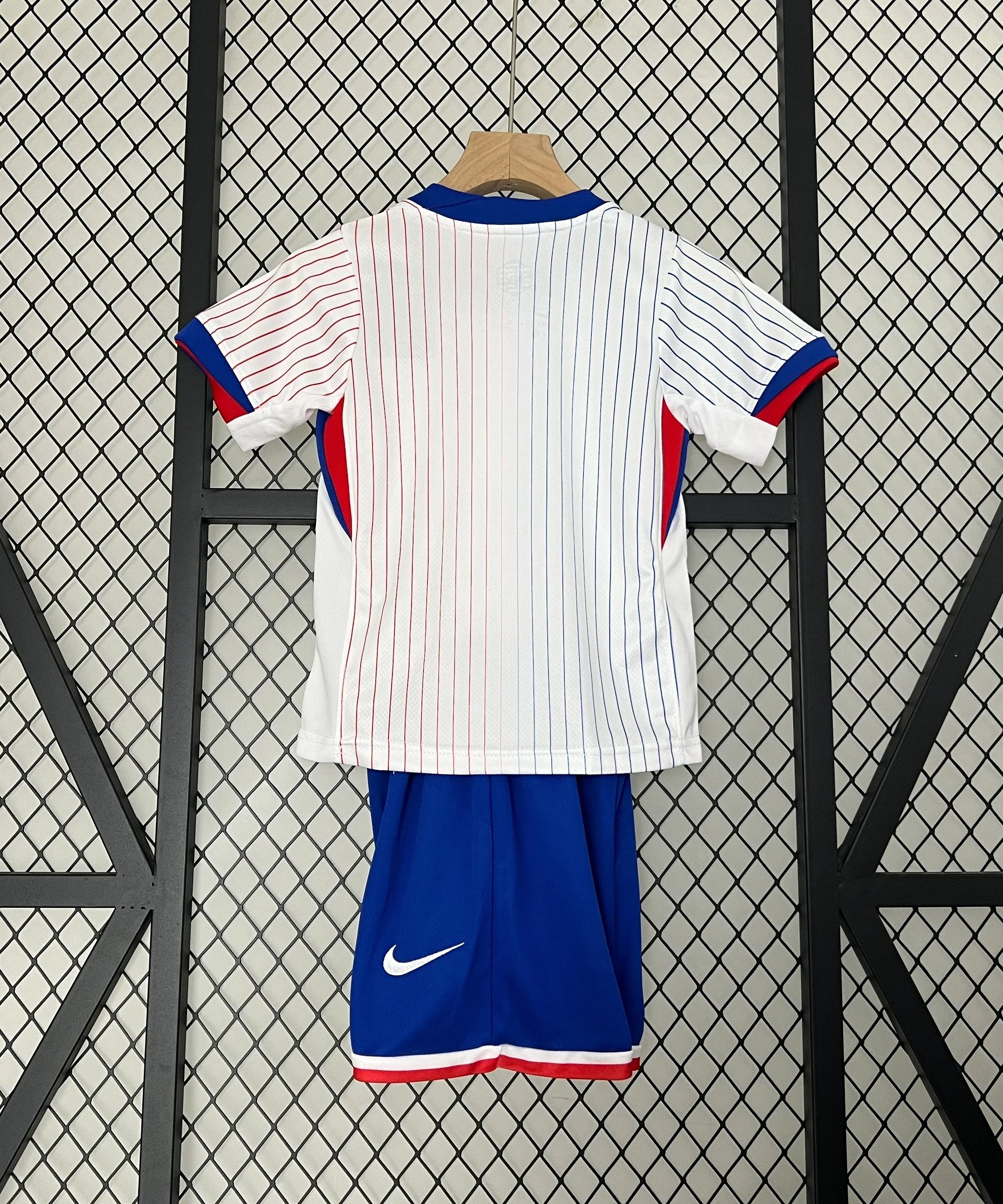 Camisola Fora de Casa França 2024 Crianças