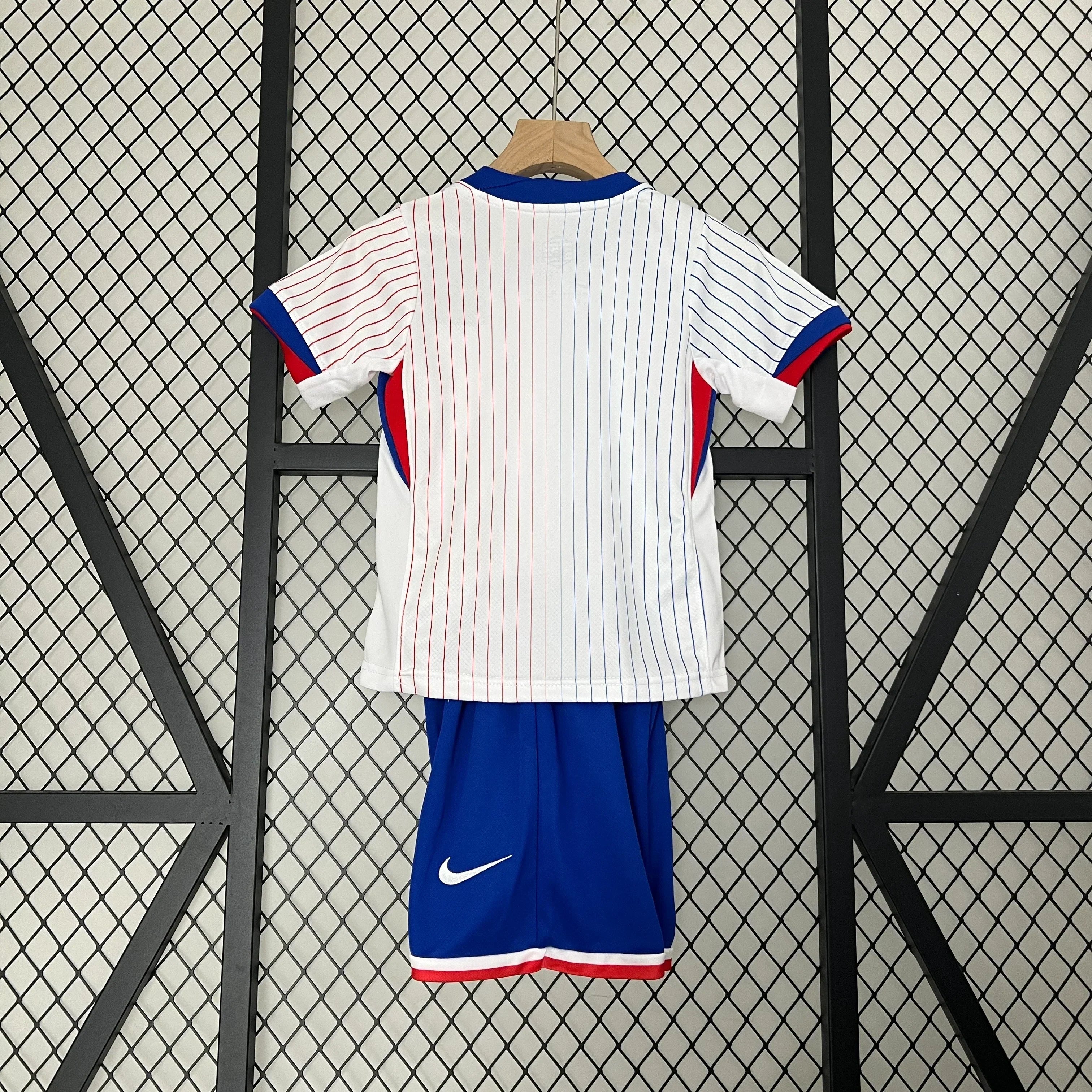 Camisola Fora de Casa França 2024 Crianças