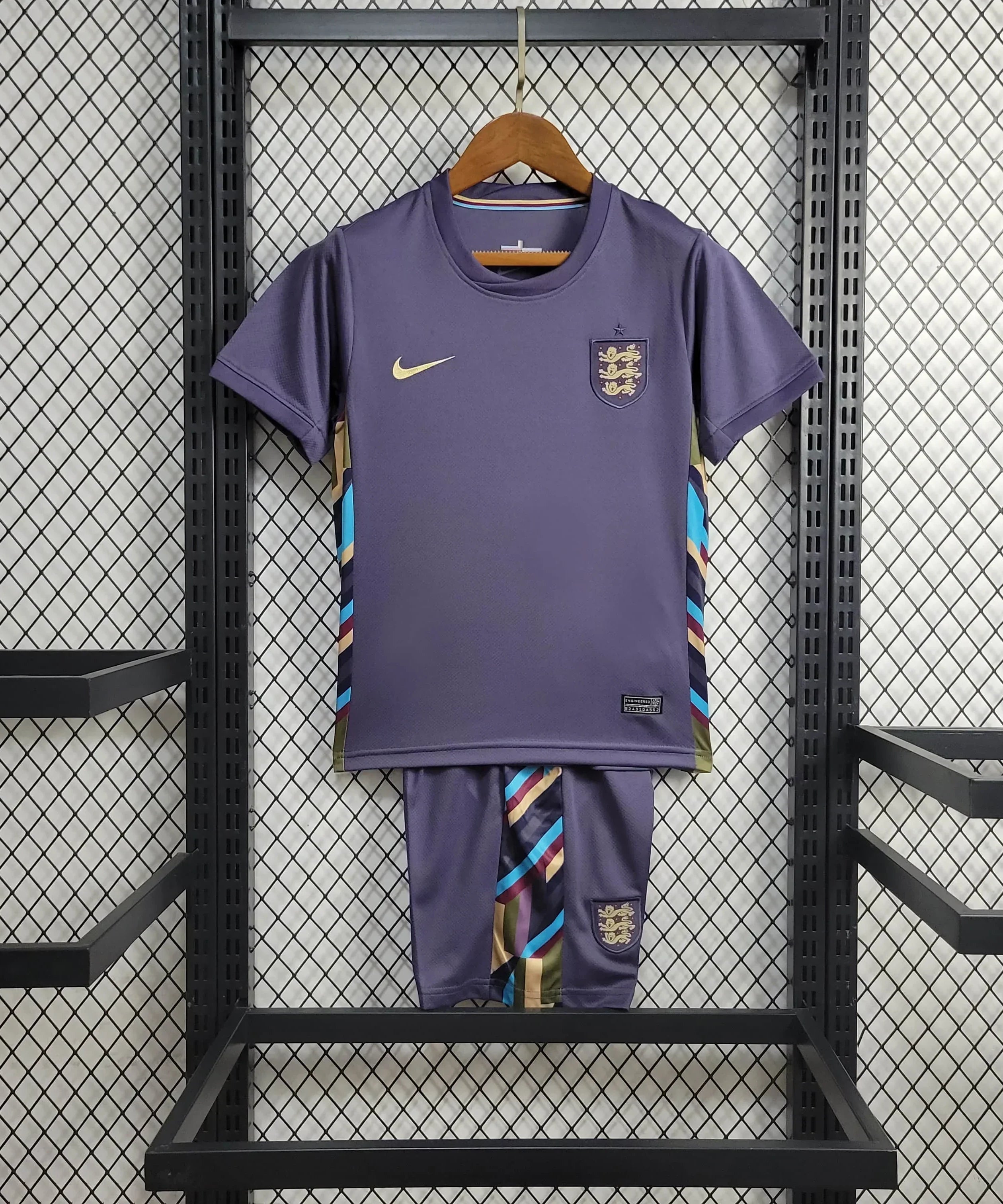 England 2024 Away Jersey Kids
