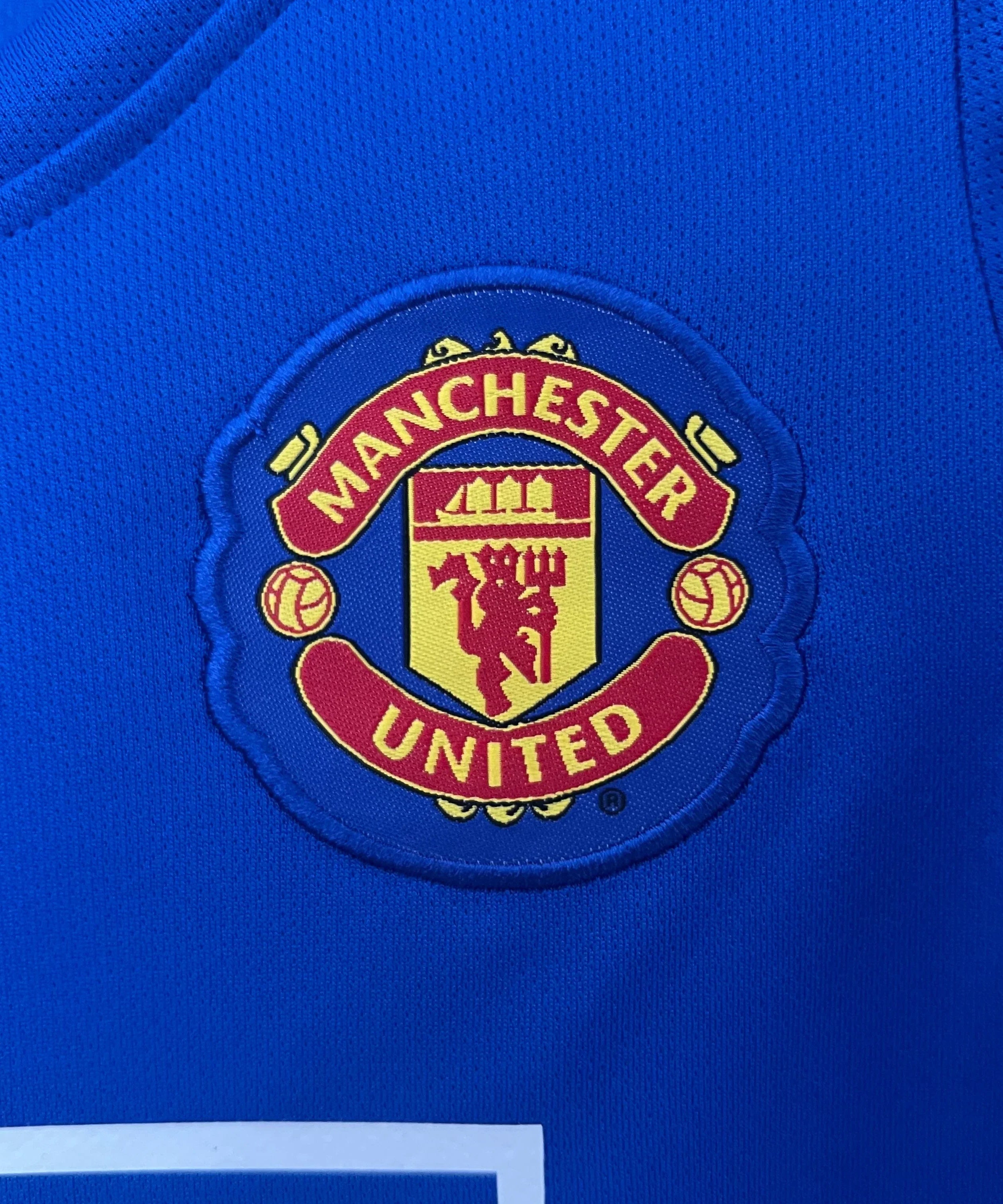 Camiseta tercera de visitante retro Manchester United 08/09 para niños