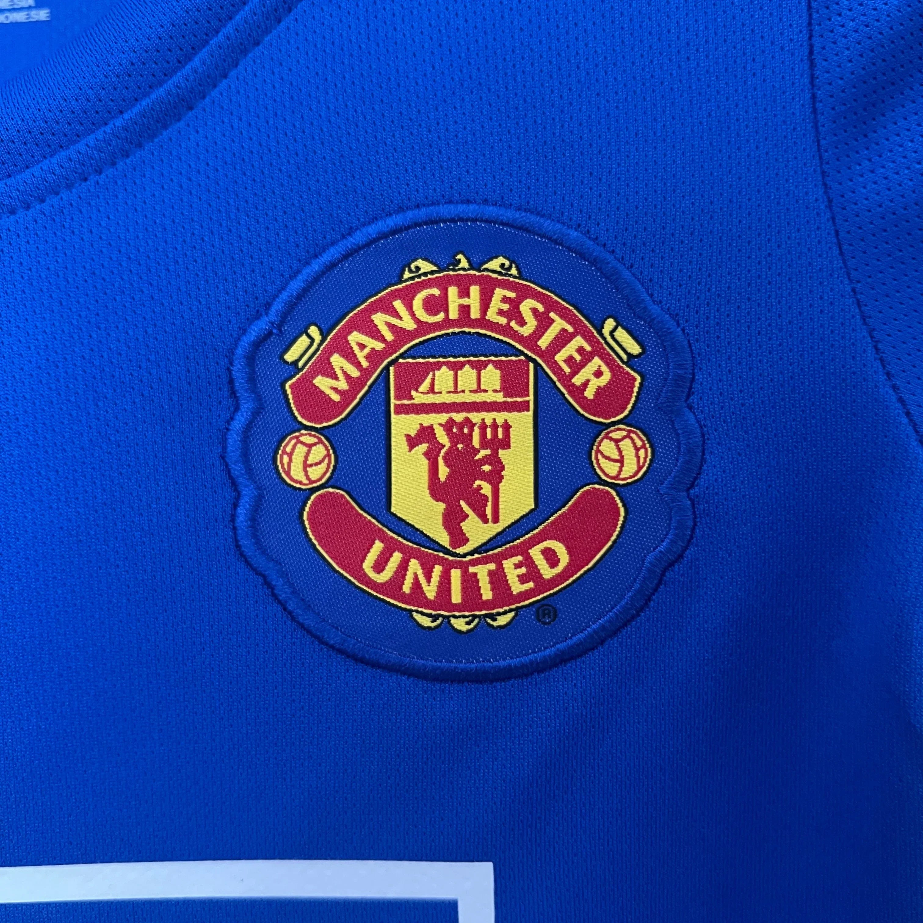 Camiseta tercera de visitante retro Manchester United 08/09 para niños