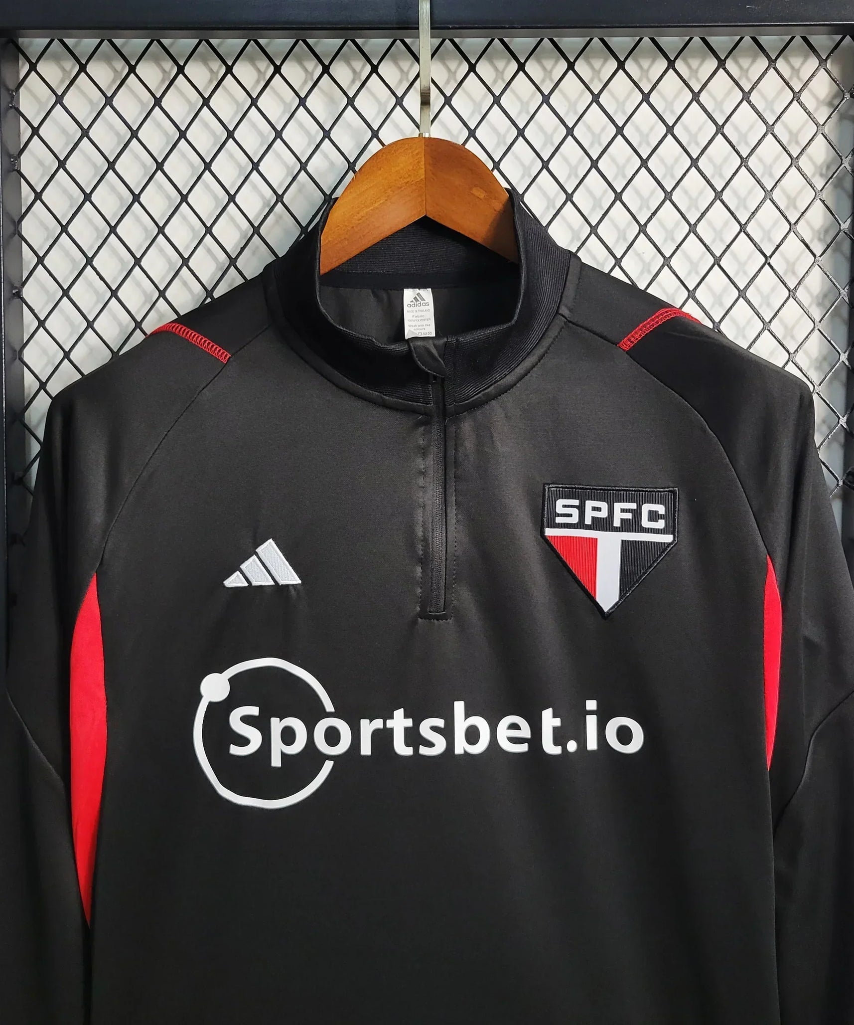 São Paulo Schwarze Windjacke 23/24
