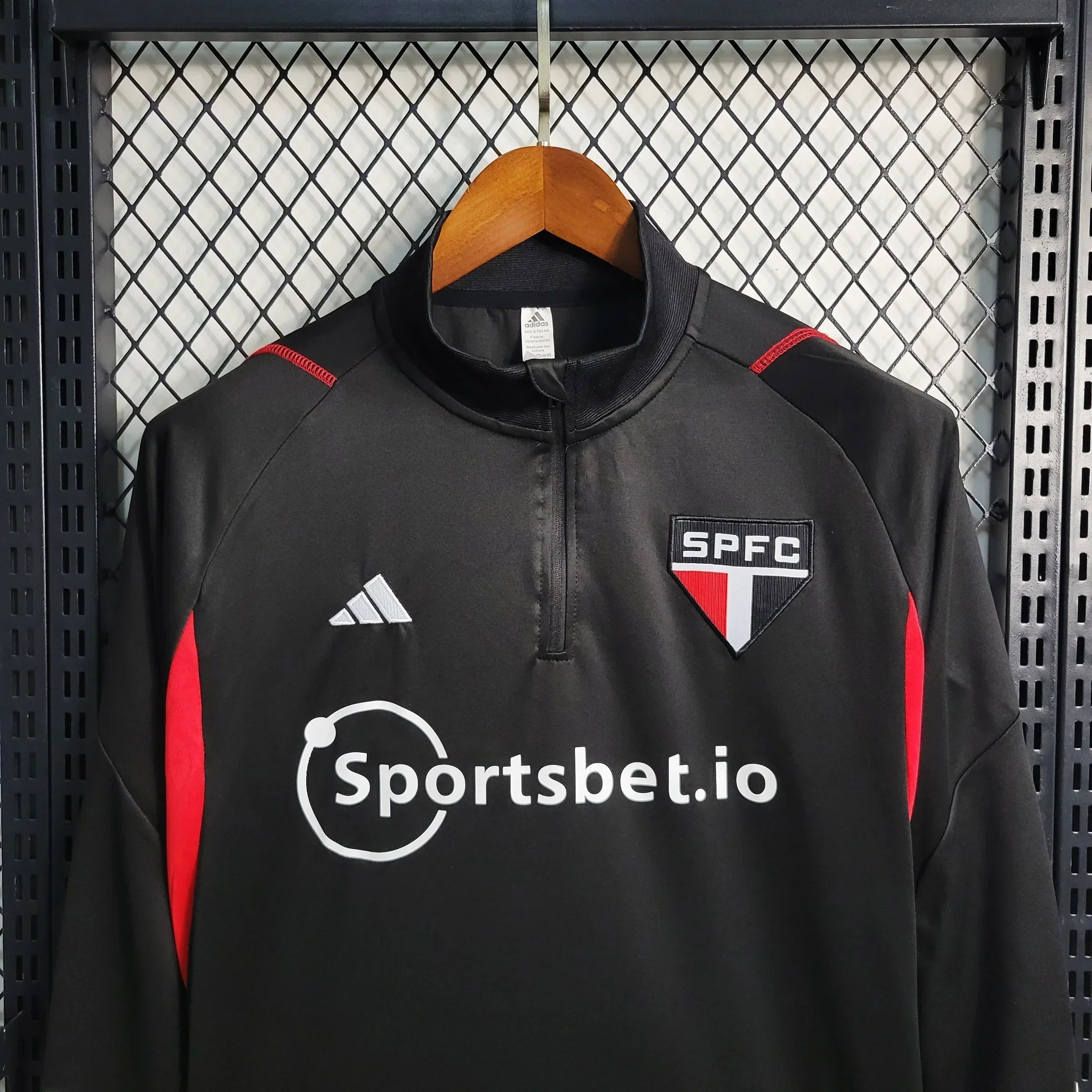 São Paulo Schwarze Windjacke 23/24