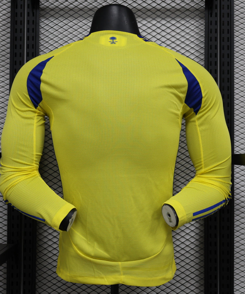 Al Nassr 2024-2025 Home Kit Long Sleeve