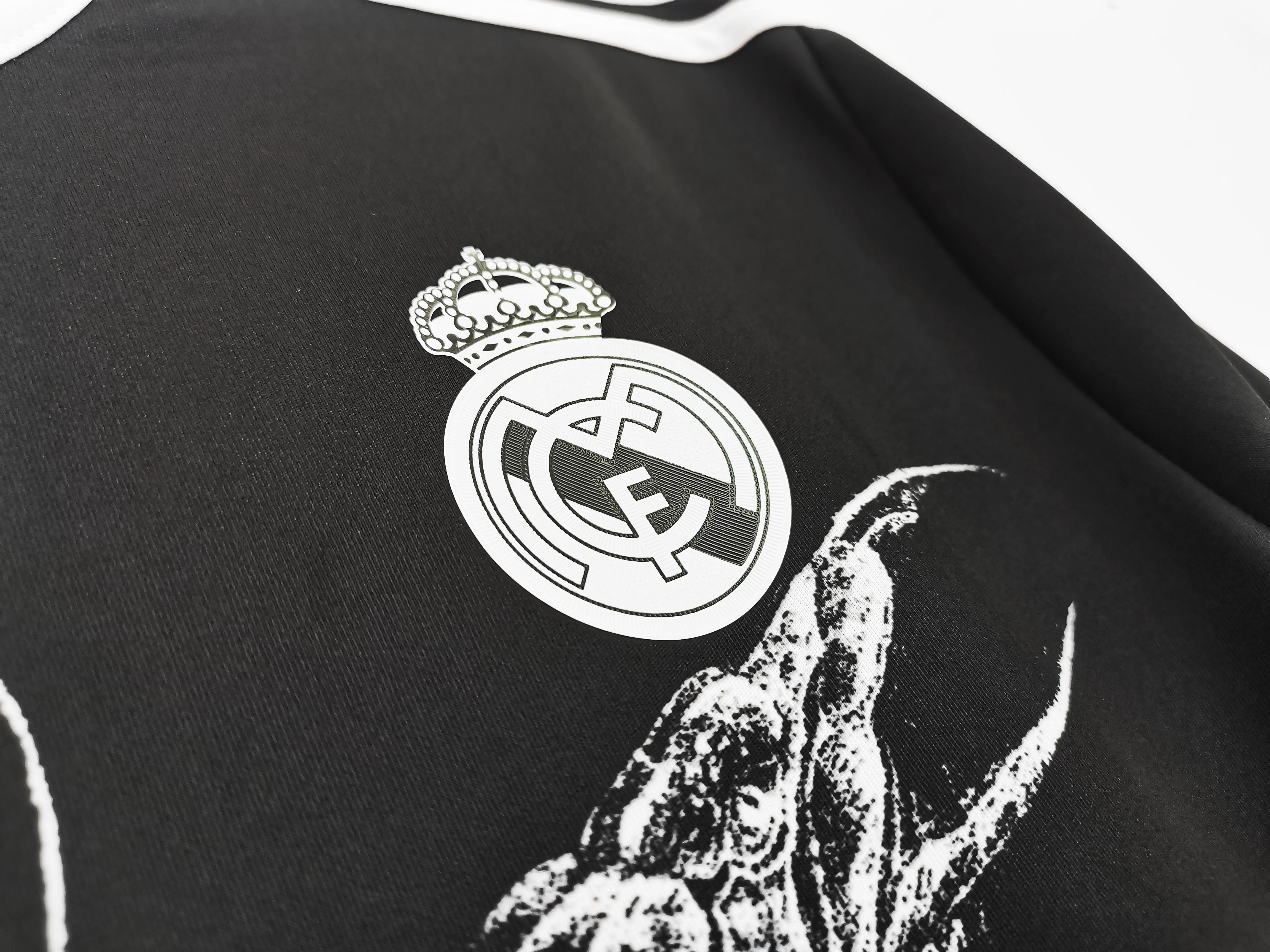 Real Madrid 2014-2015 Troisième Maillot Manches Longues Rétro