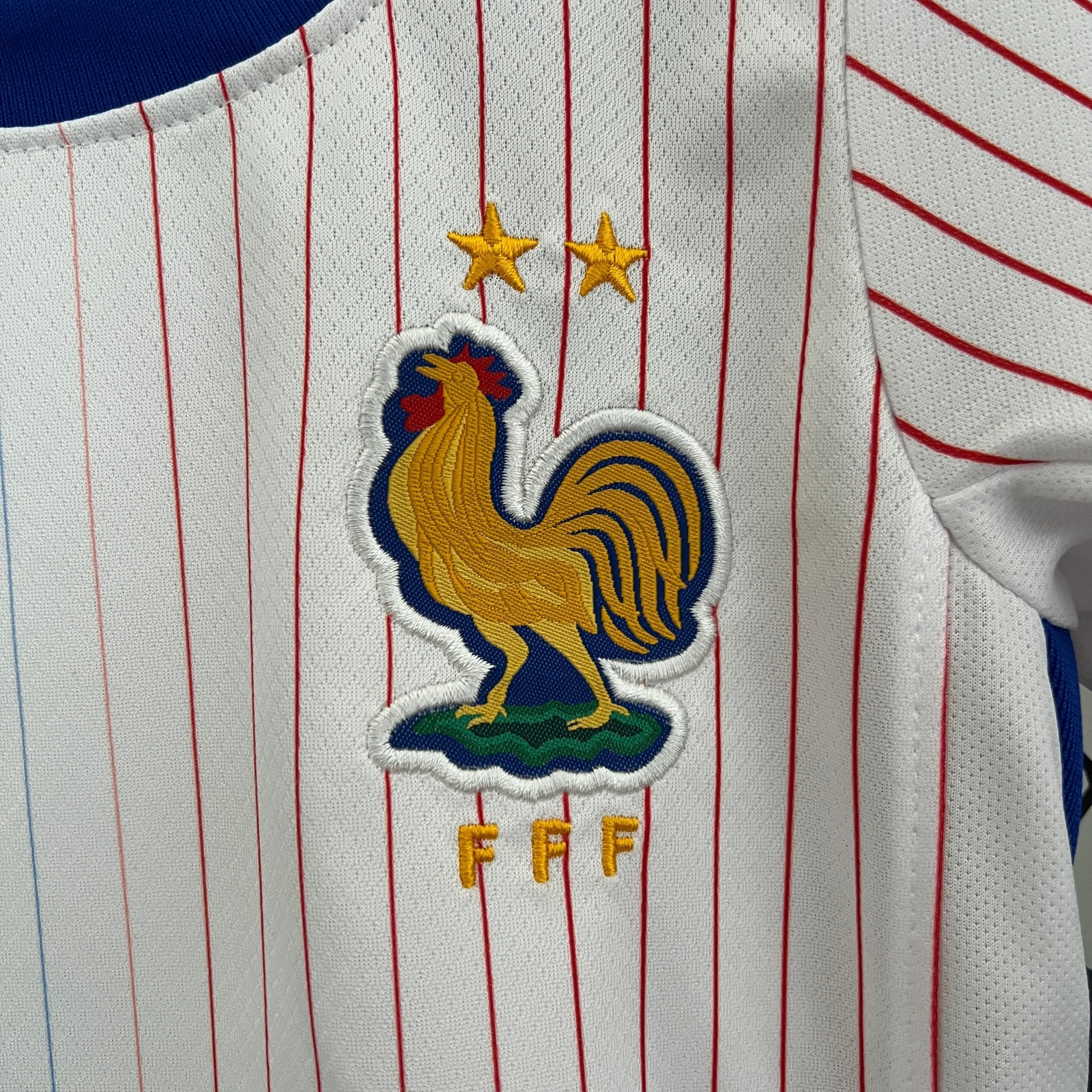 Camisola Fora de Casa França 2024 Crianças