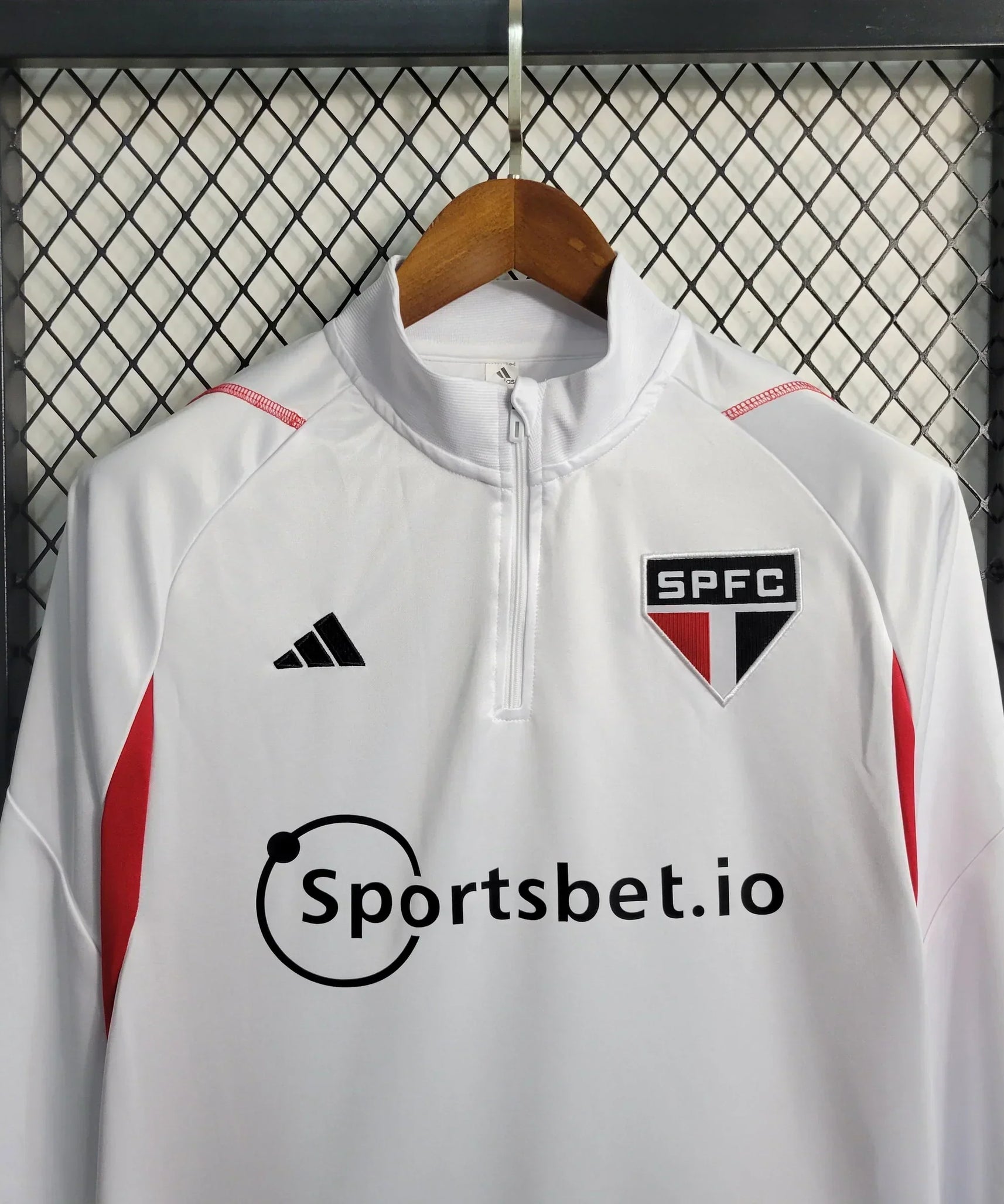 São Paulo White Windbreaker Jacket 23/24