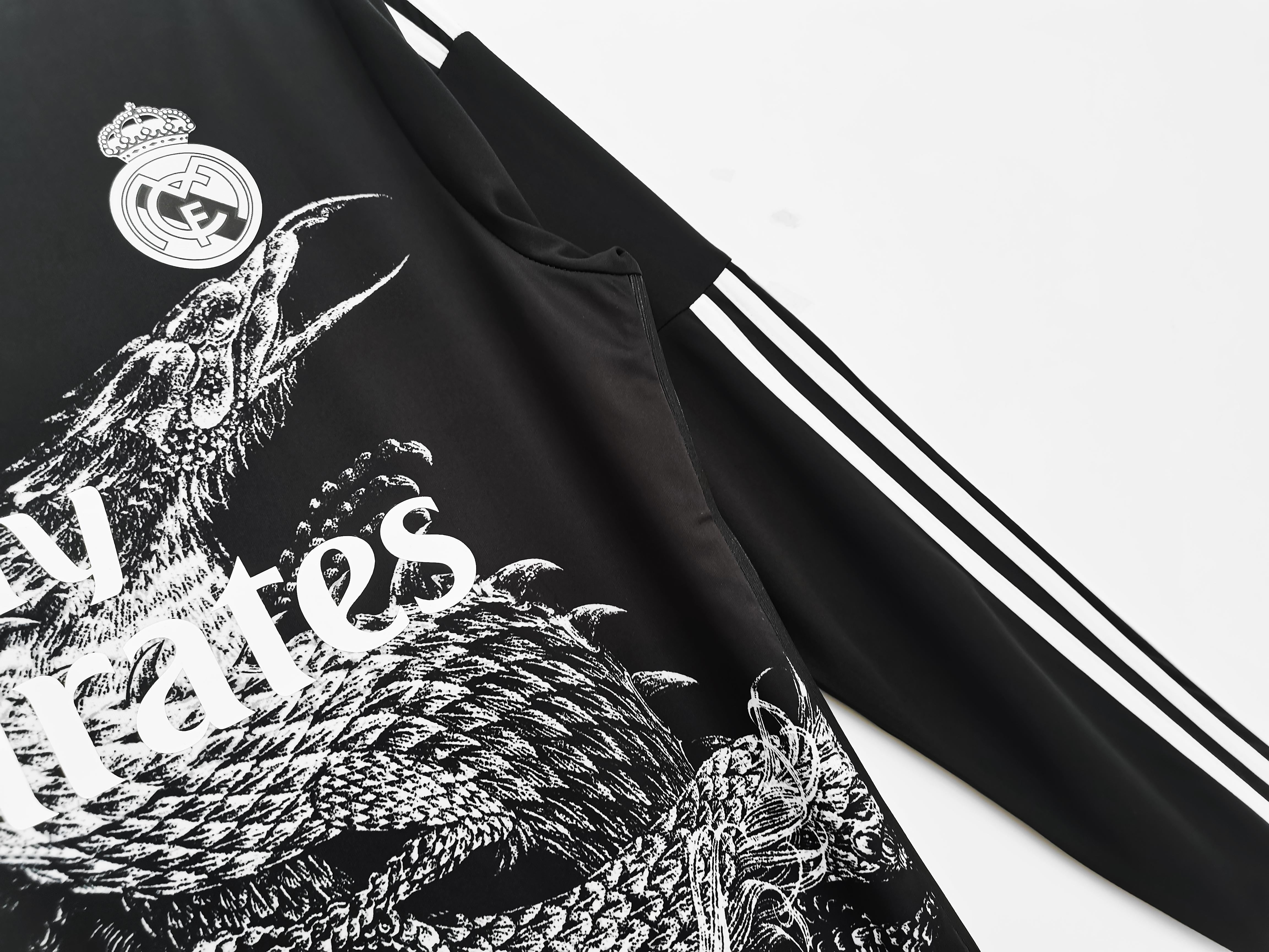 Real Madrid 2014-2015 Troisième Maillot Manches Longues Rétro