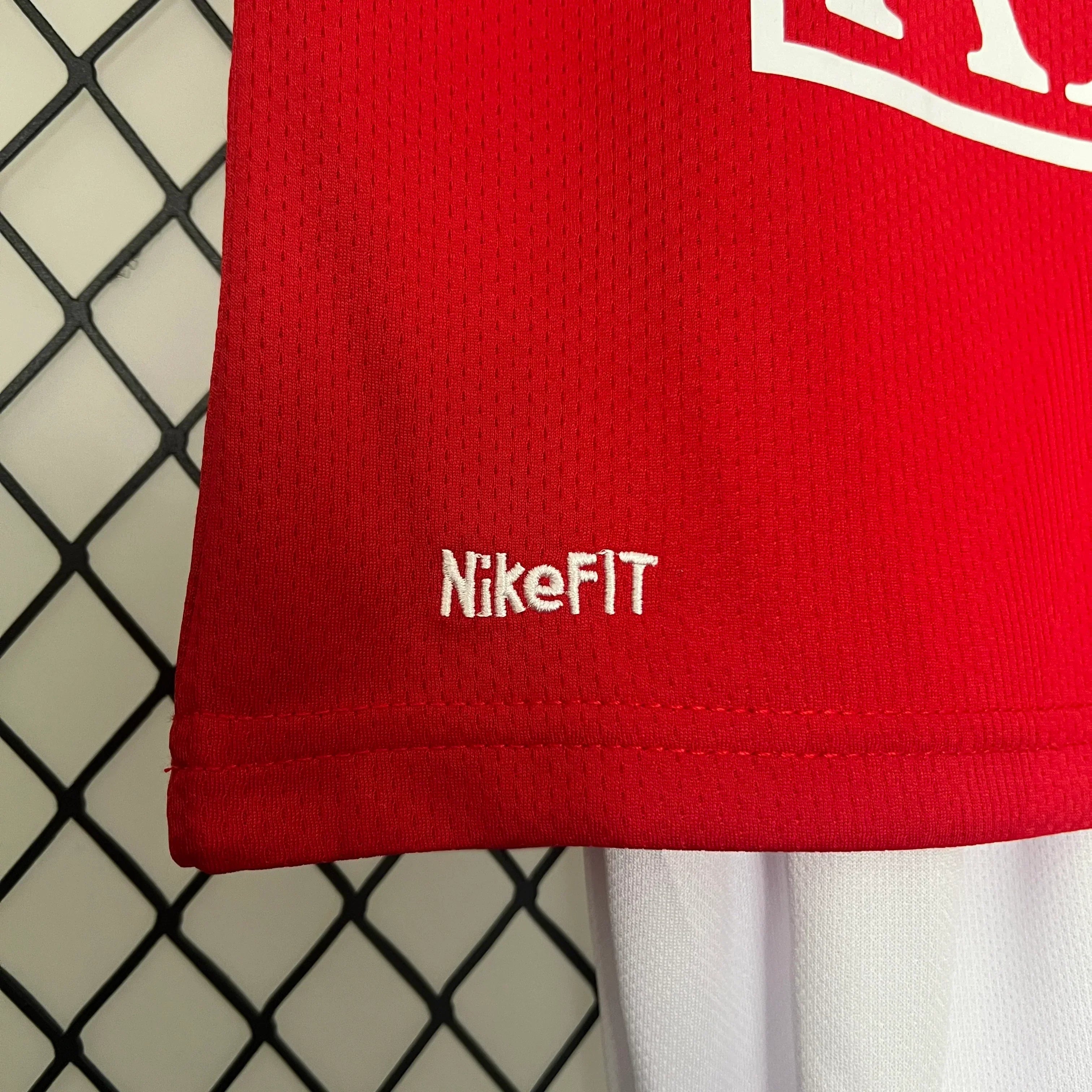 Camiseta de local Manchester United Liga de Campeones 07/08 para niños