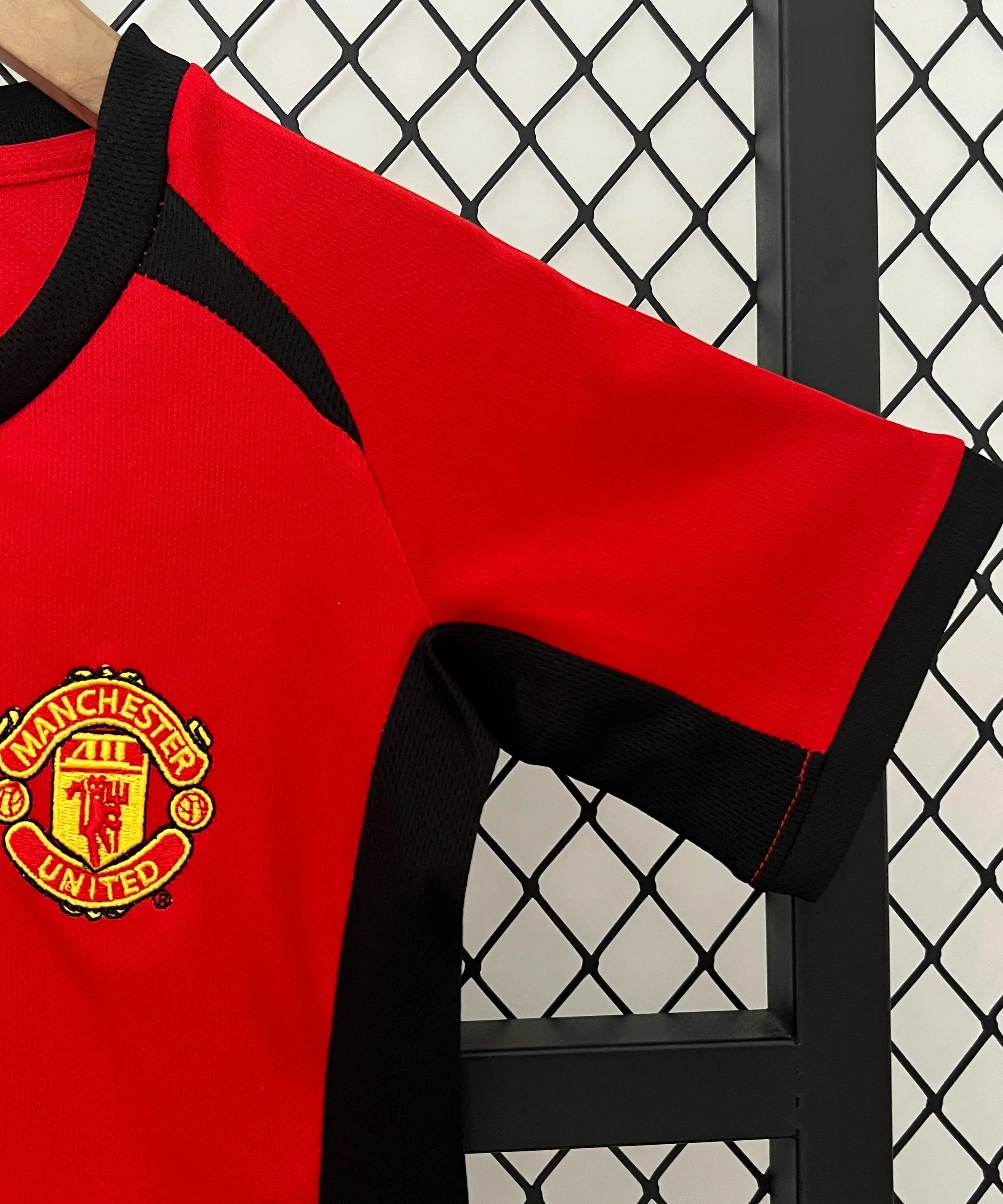 Manchester United Retro 02/04 Heimtrikot Kinder