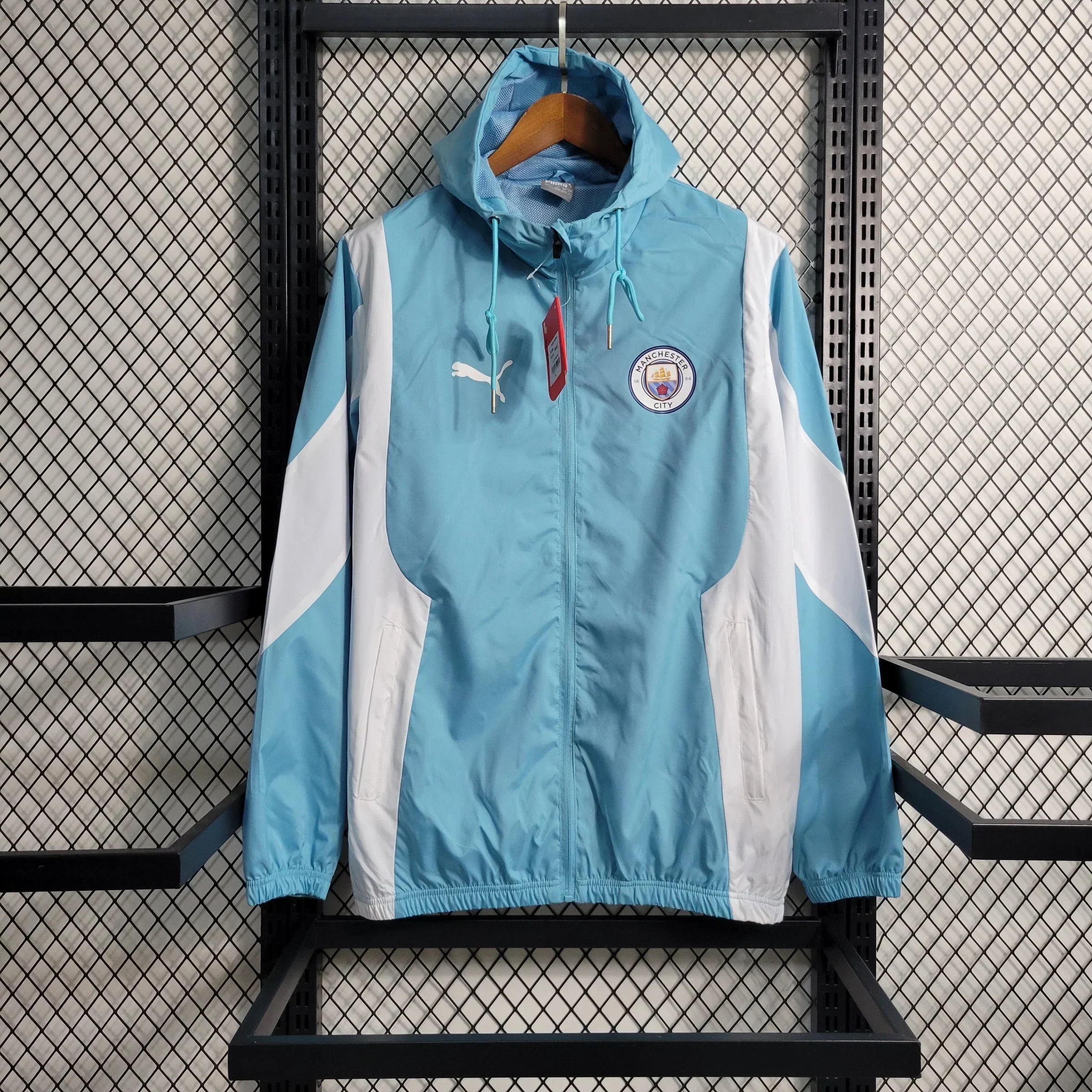 Manchester City Windjacke 23/24 - Blau und Weiß