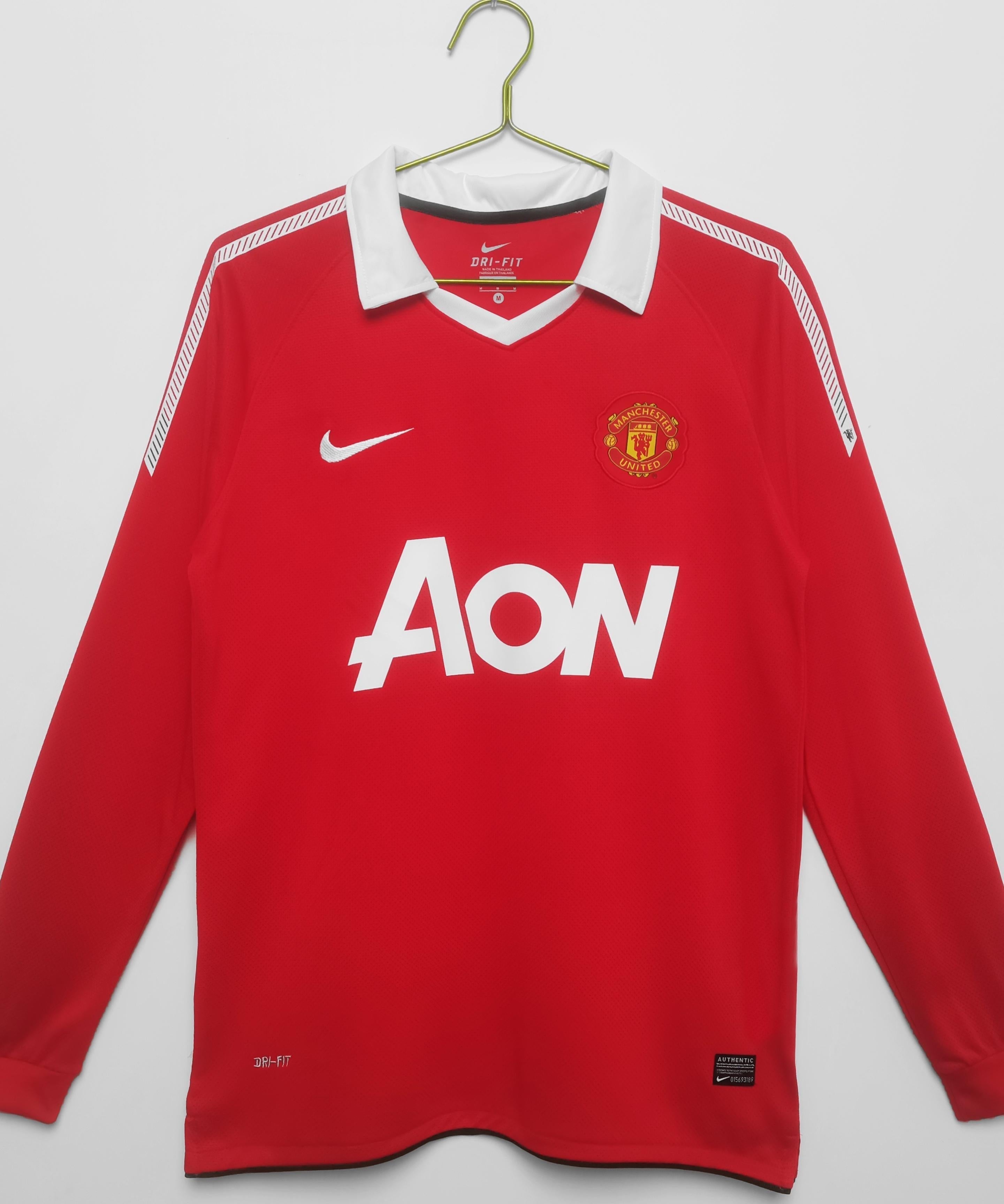 Manchester United 2010-2011 Home Kit Long Sleeve
