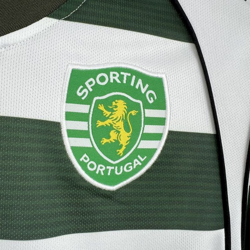 Sporting Lisbon 2001-03 Home Retro Long Sleeve