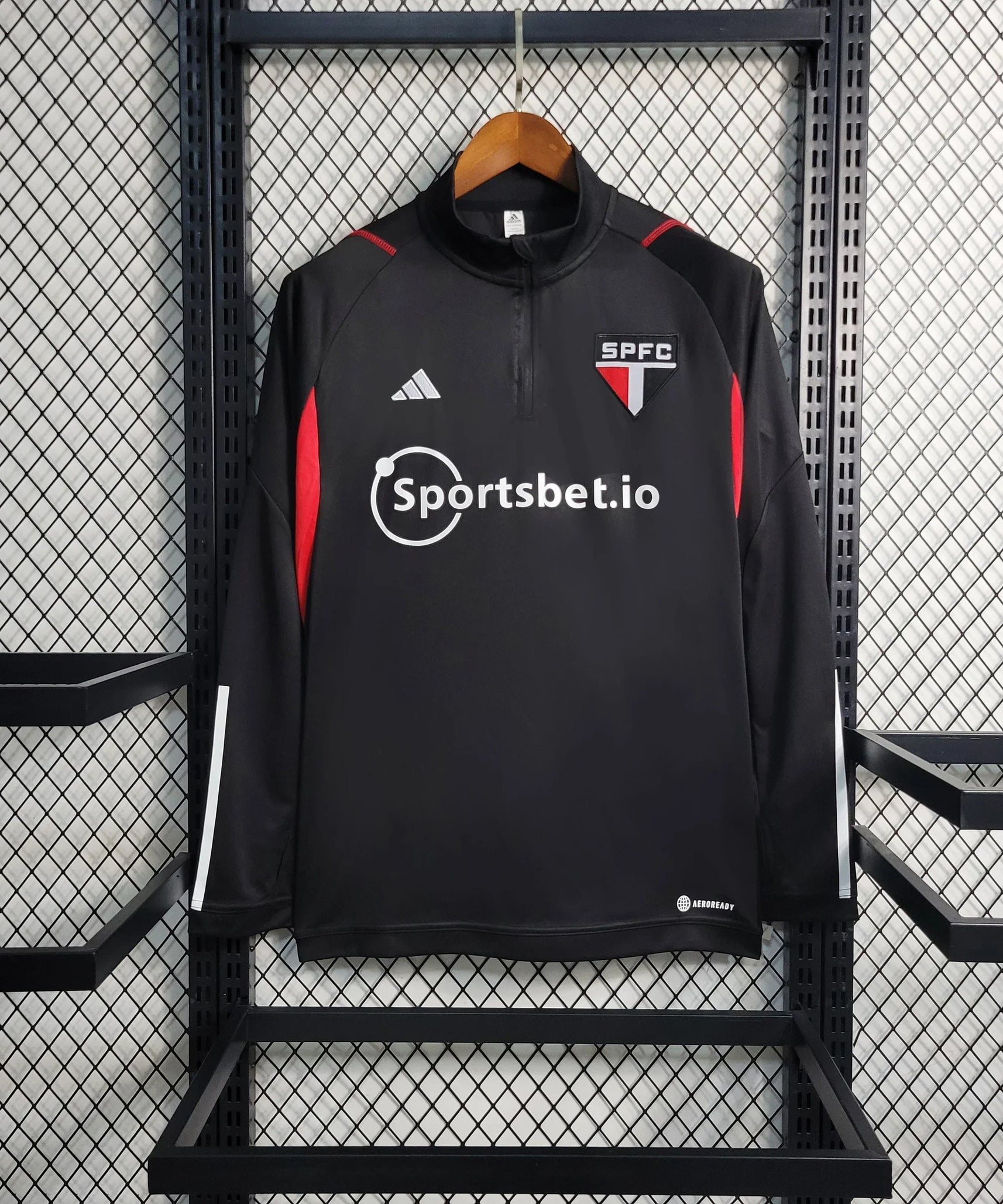 São Paulo Schwarze Windjacke 23/24