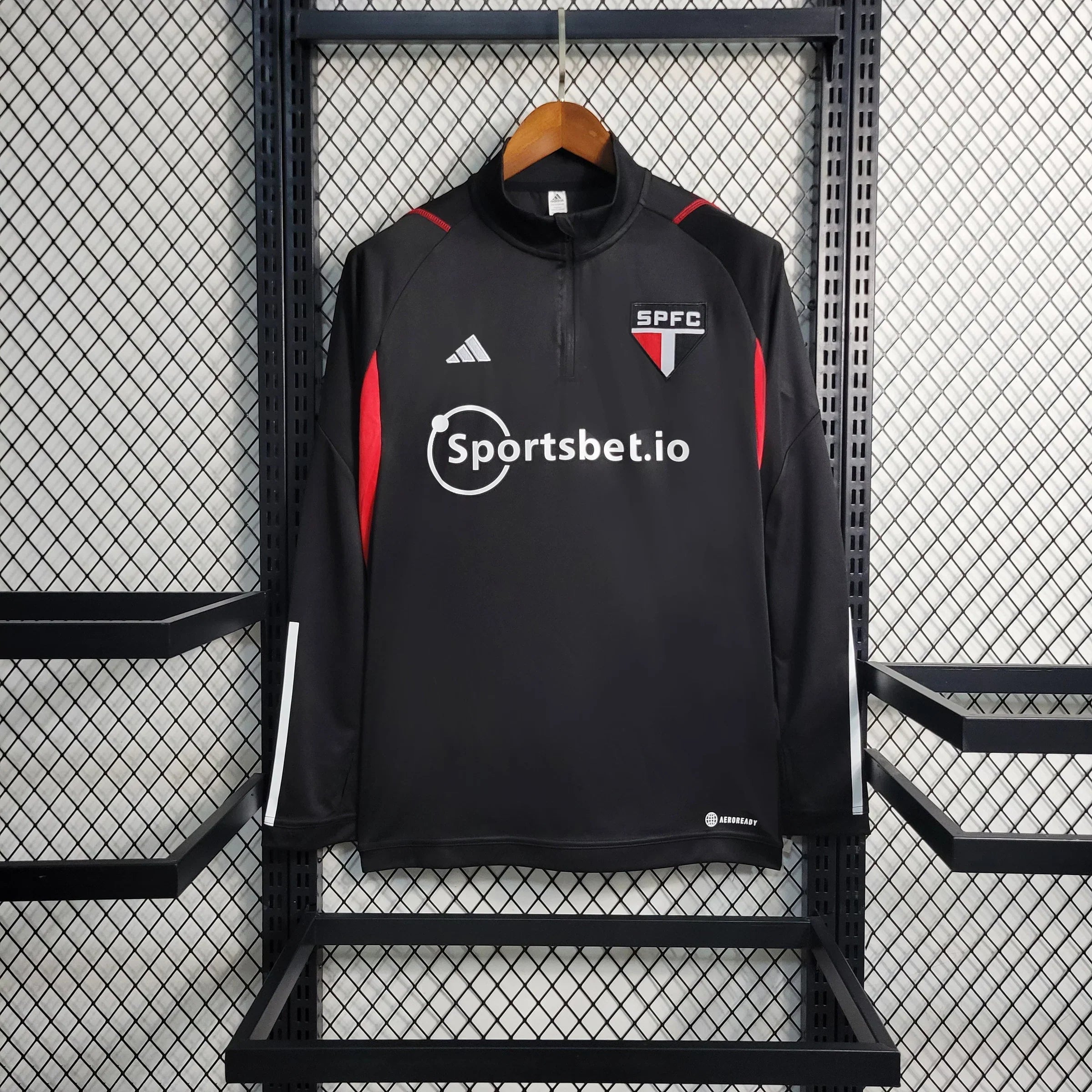 São Paulo Schwarze Windjacke 23/24