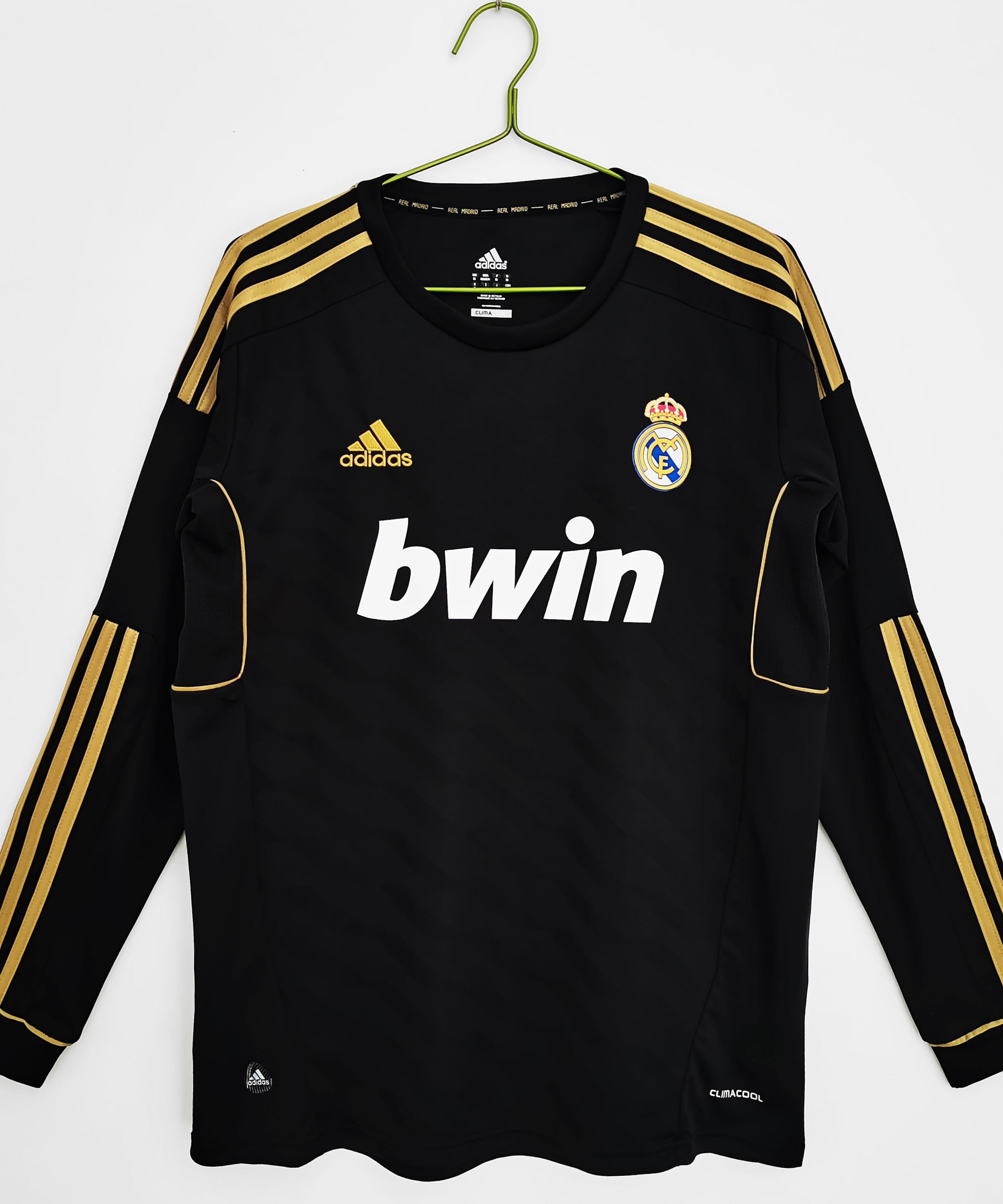 Real Madrid 2012-2013 Long Sleeve Away Kit Retro