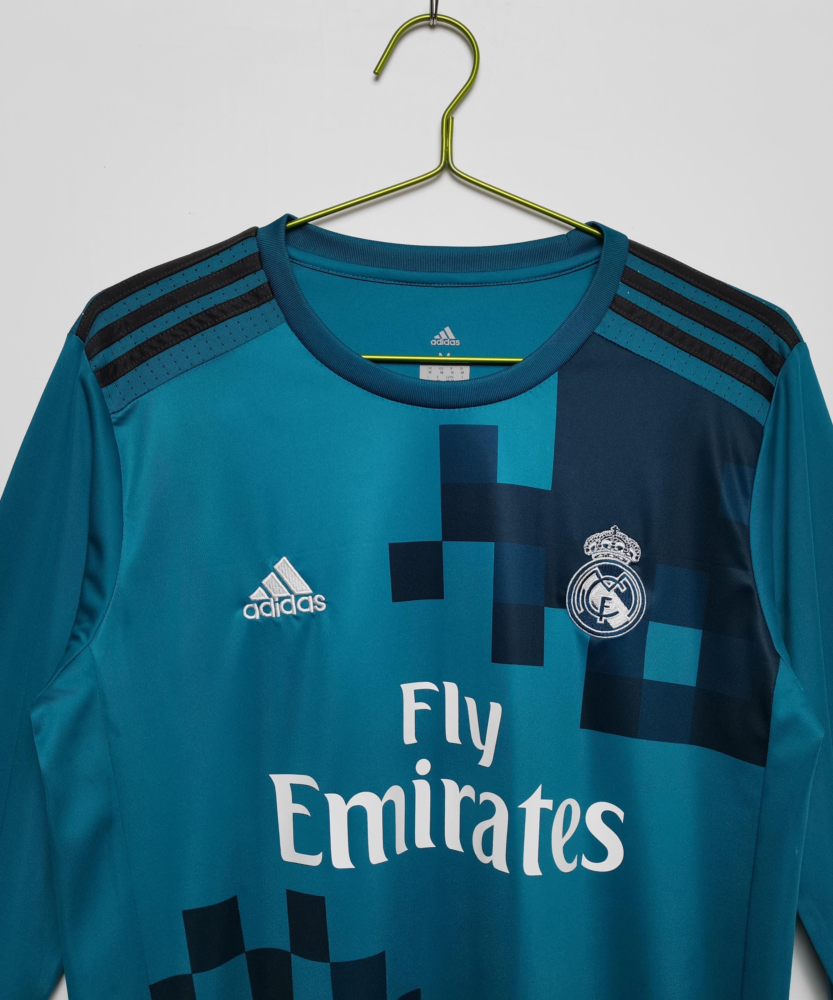 Real Madrid 2017-2018 Long Sleeve Away Kit