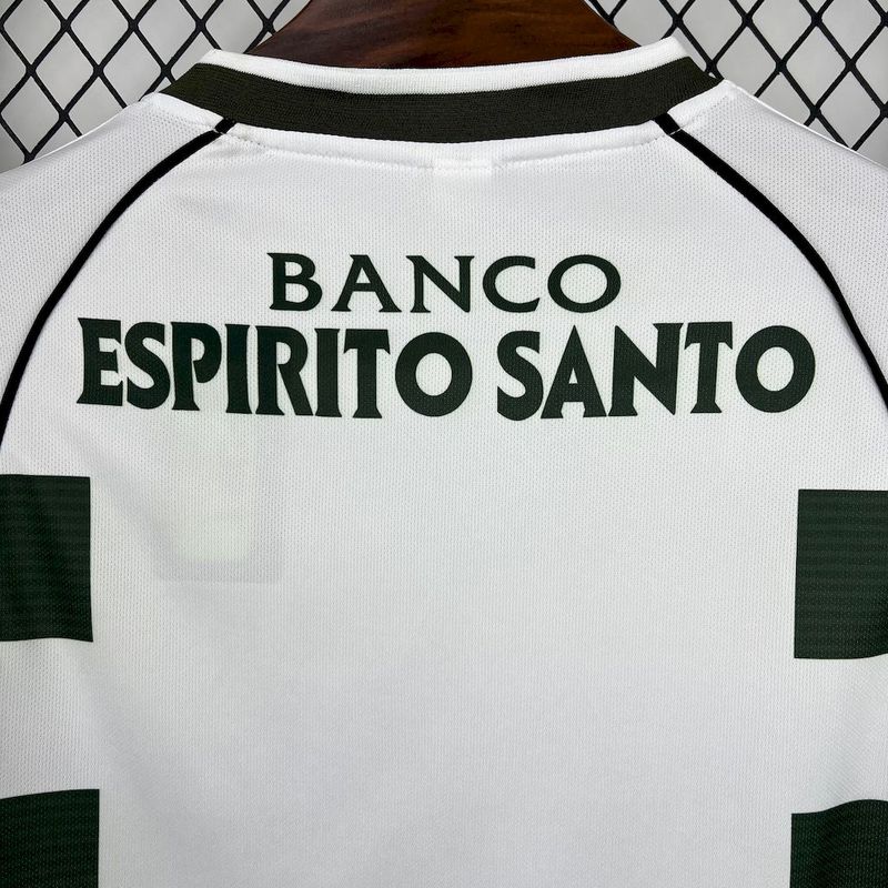 Sporting Lisbon 2001-03 Home Retro Long Sleeve