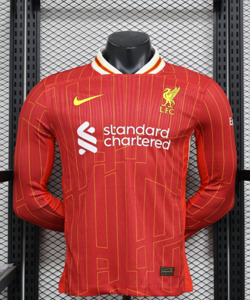 Liverpool 2024-2025 Heim-Trikot Langarm