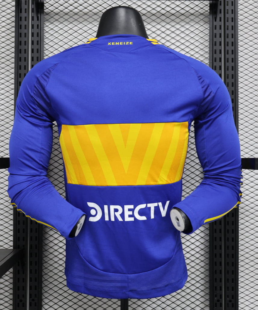 Boca Juniors 2024-2025 Thuistenue Lange Mouw