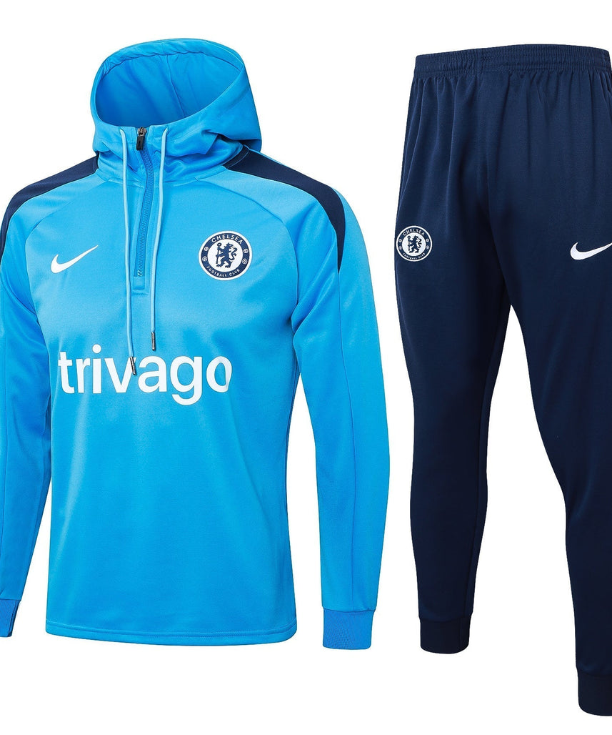 Chelsea FC Light Blue and Dark Blue Tracksuit