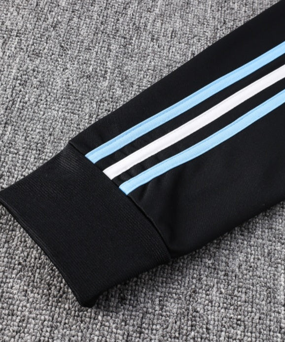 Argentina Fato de Treino Preto e Azul
