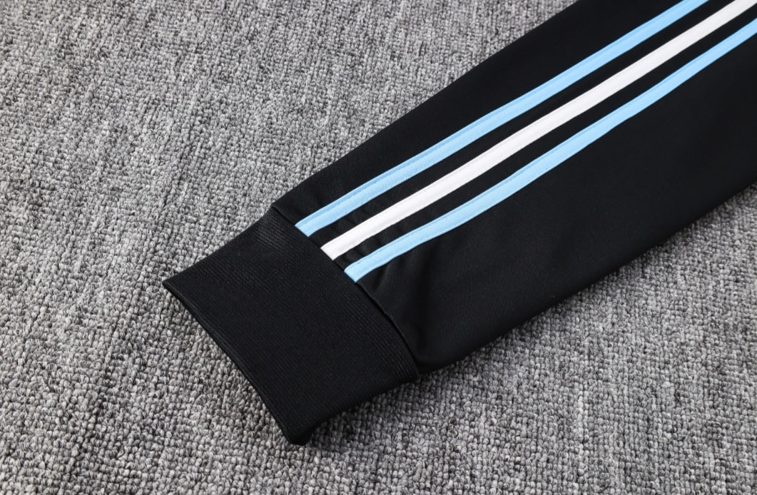 Argentina Fato de Treino Preto e Azul