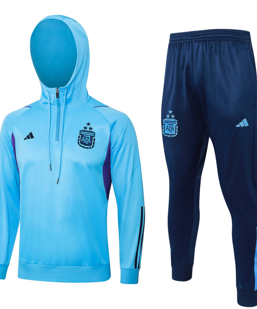 Survêtement bleu clair et bleu foncé Argentine