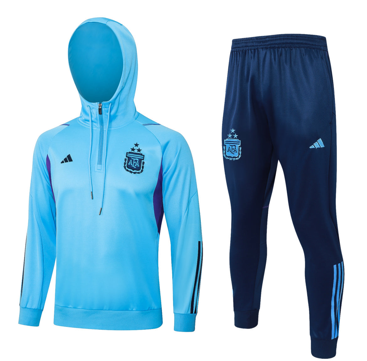 Survêtement bleu clair et bleu foncé Argentine